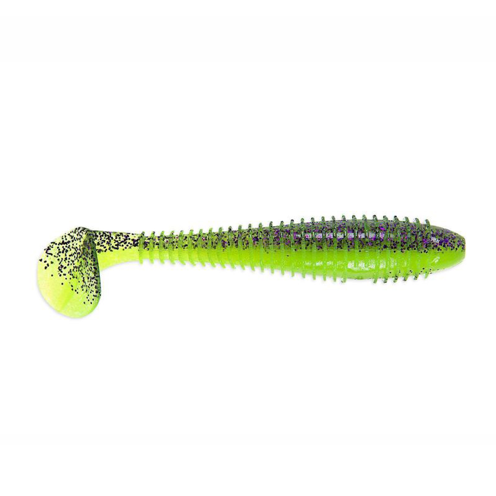 Keitech  BA Edition  FAT Swing Impact  Purple Chartreuse  Gummifisch