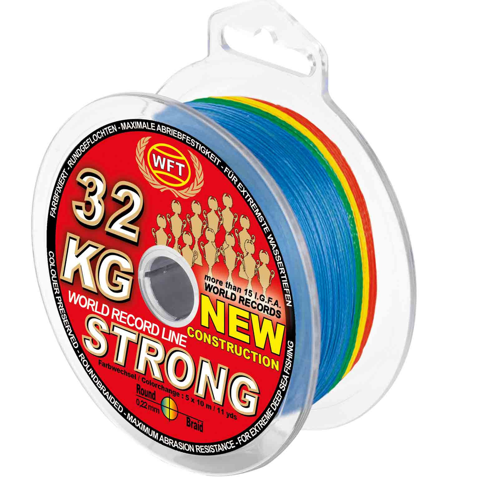 WFT 32KG EXACT Sea King 800 Multicolor Geflochtene Angelschnur