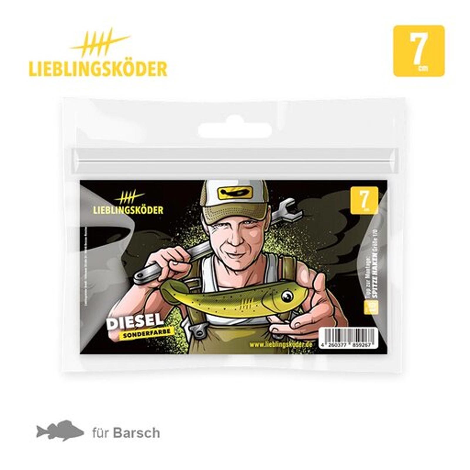 Lieblingsköder 7,0cm Diesel Gummifisch pack