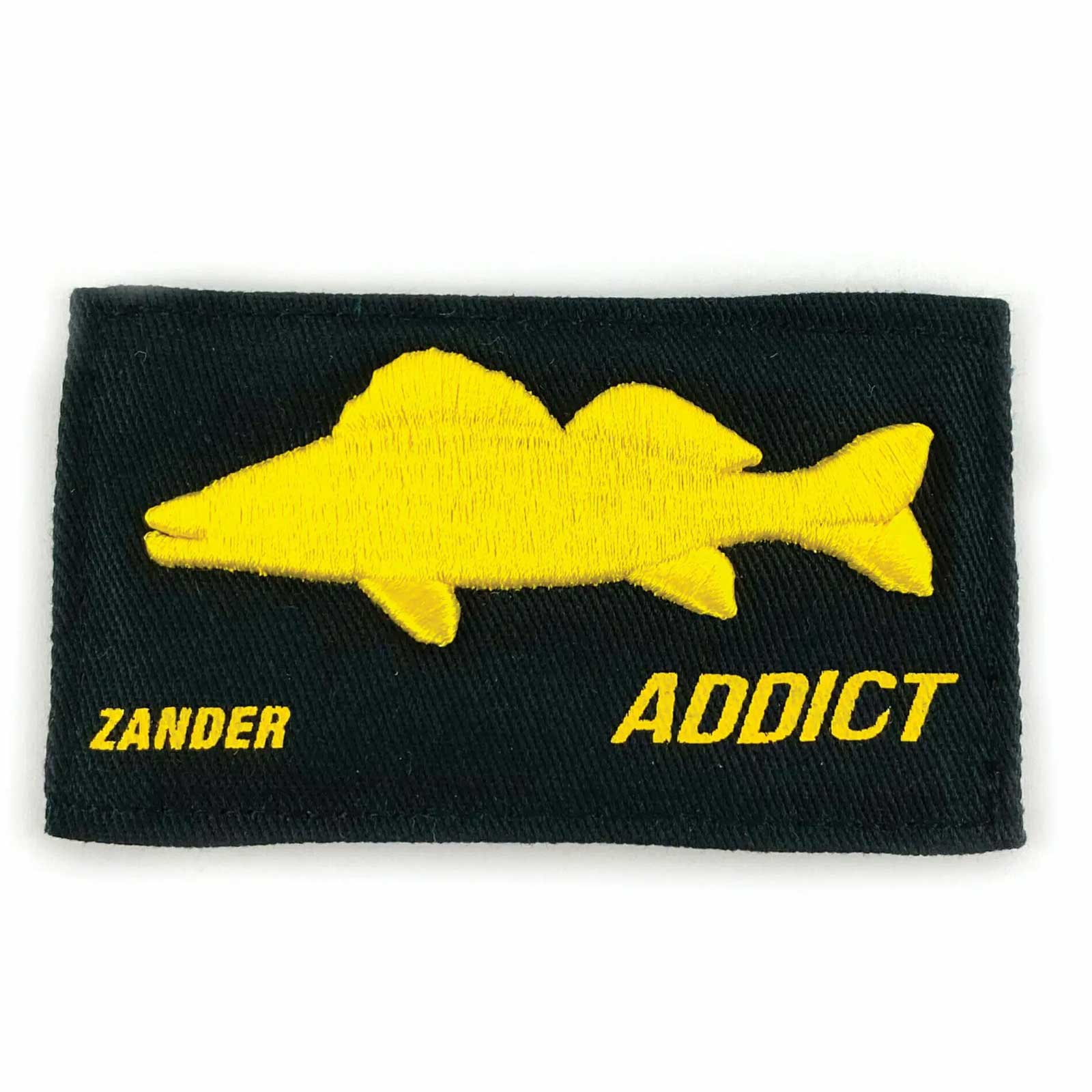 FishXplorer Scratch-Patch Silicone Schwarz Zander Addict