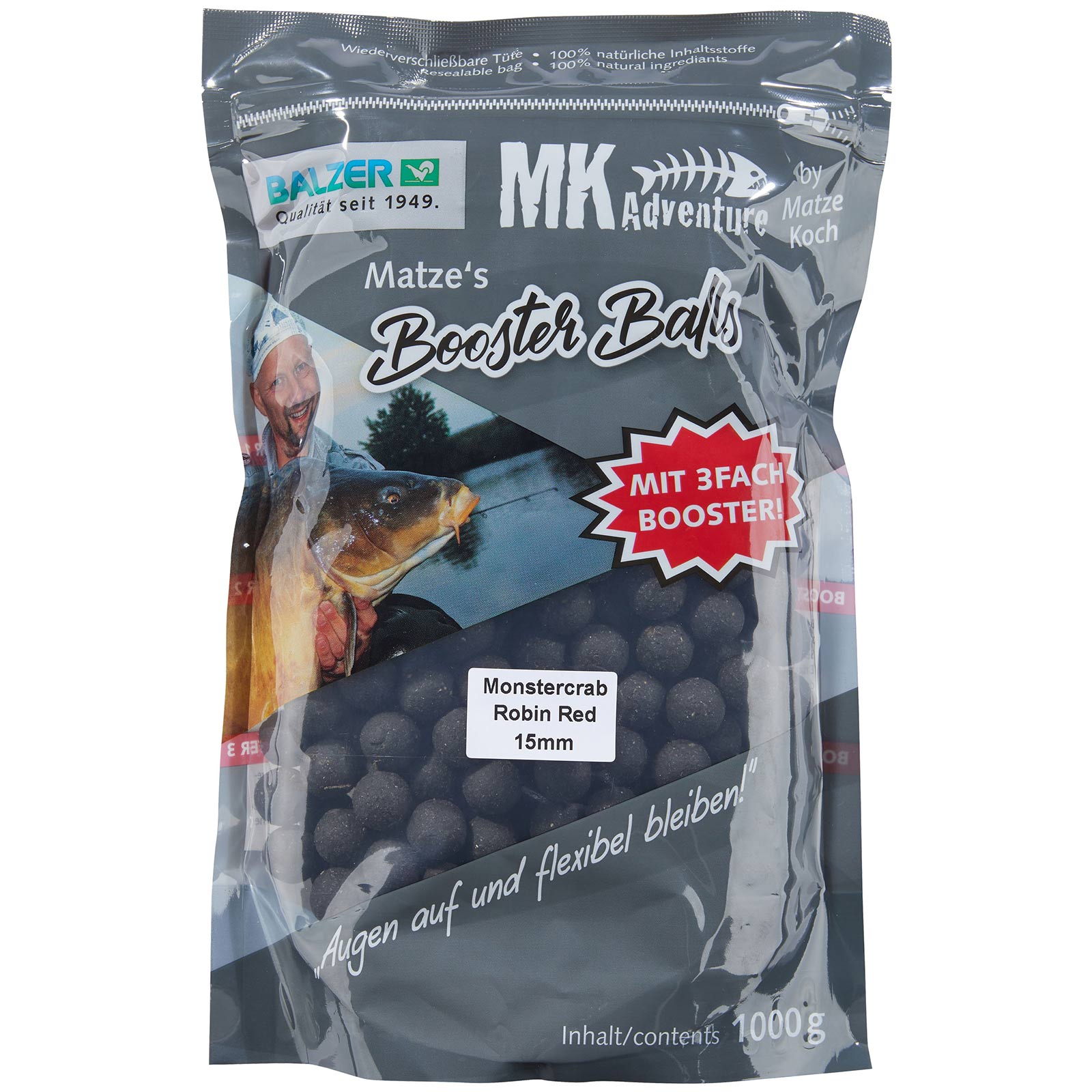 Balzer Matze Koch Booster Balls Boilies Robin Red Monstercrab