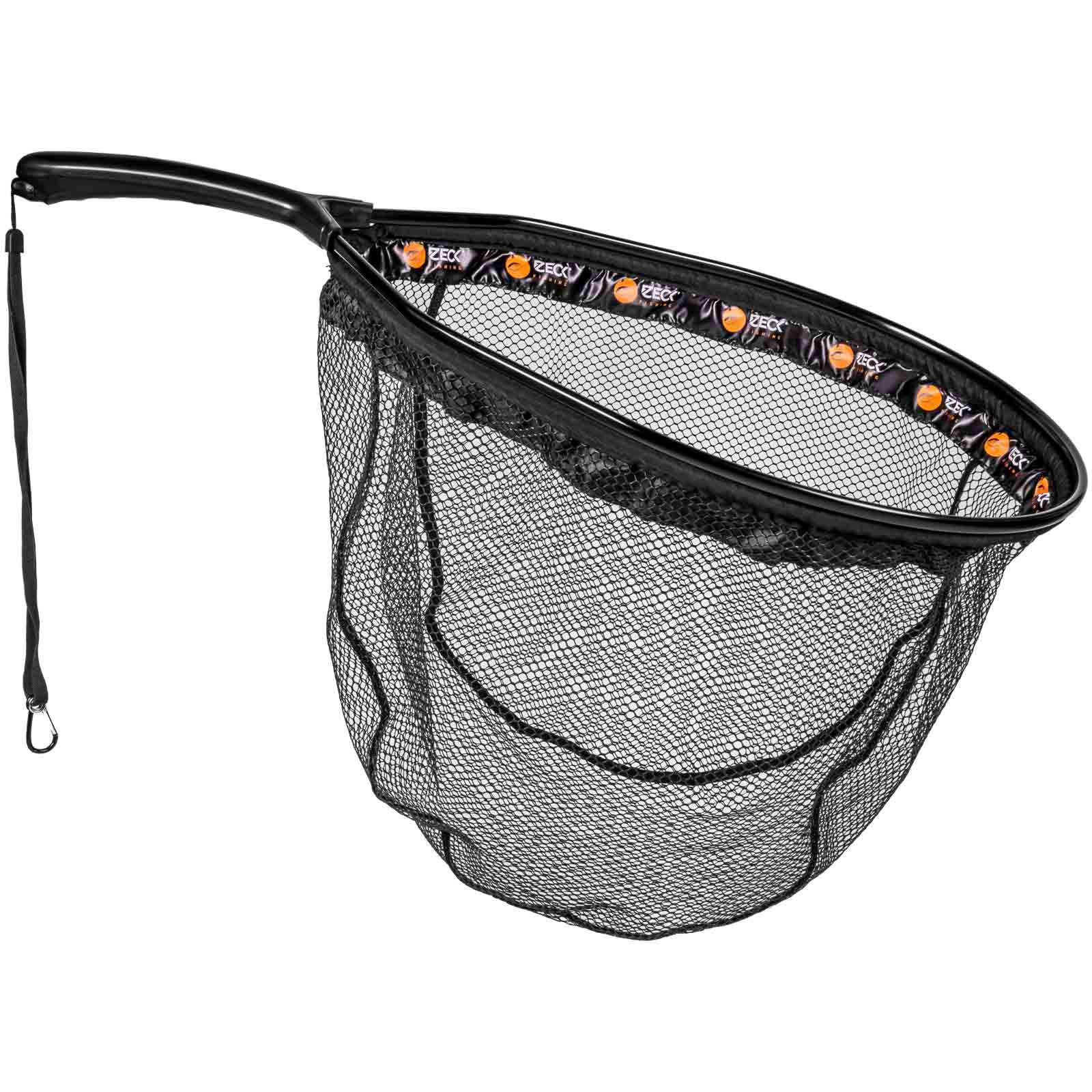 Zeck Floating Rubber Net 55x44cm Watkescher & Belly Boat Kescher 