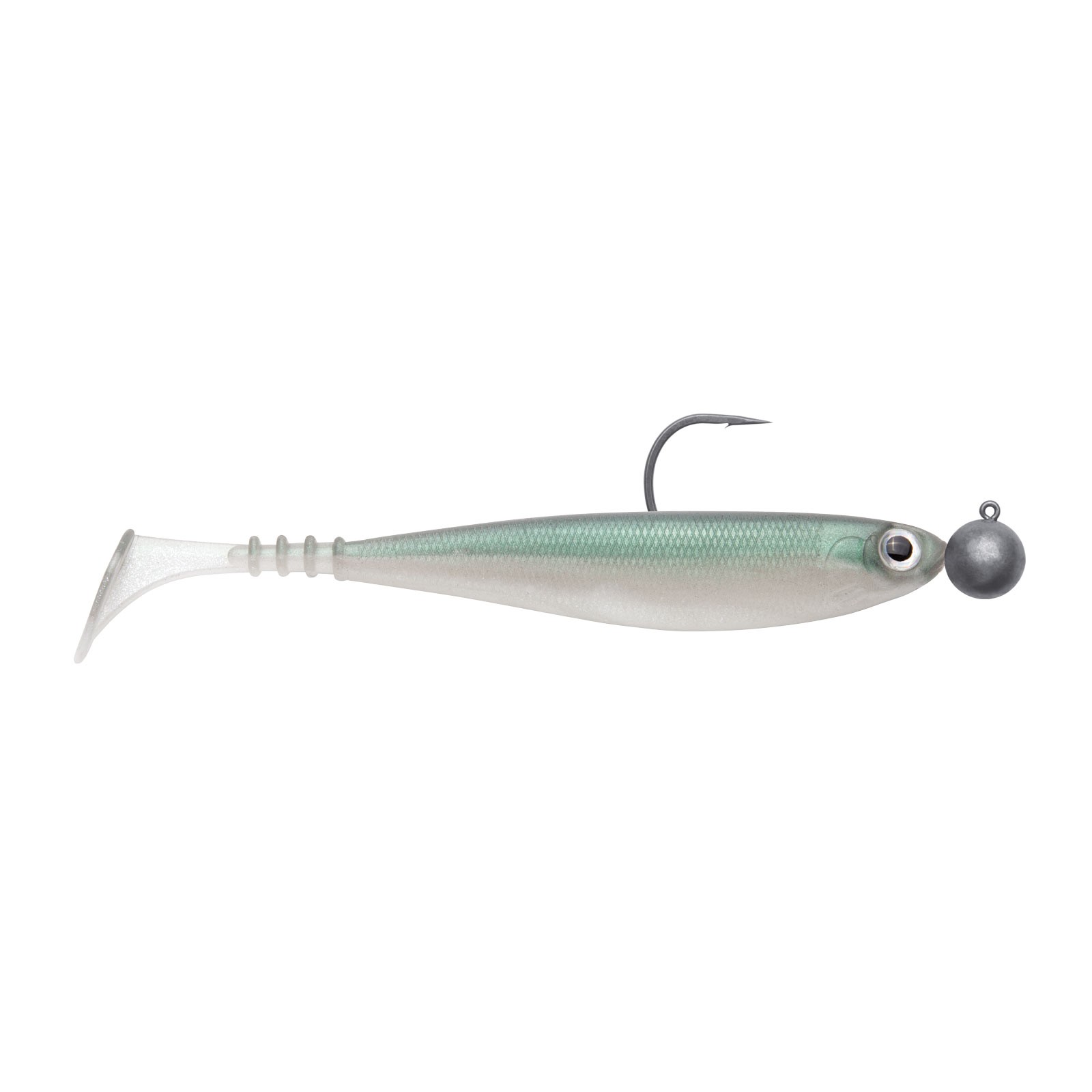 Jackson Zanderbait Rigged Laube (Bleak) Gummifisch