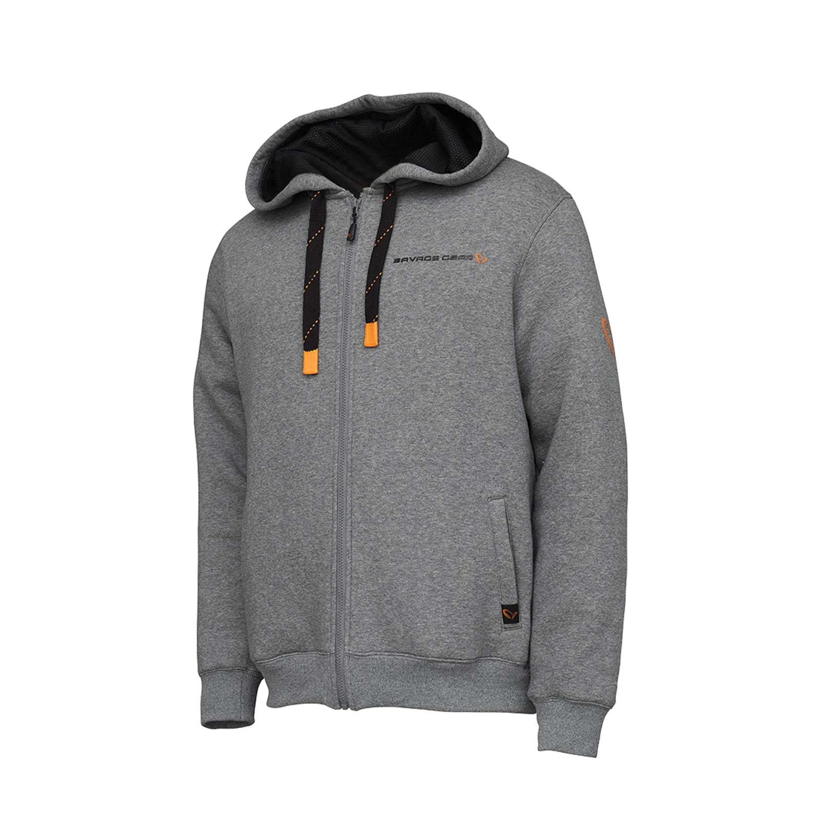 Savage Gear Classic Zip Hoodie Grey Melange Kapuzen-Pullover