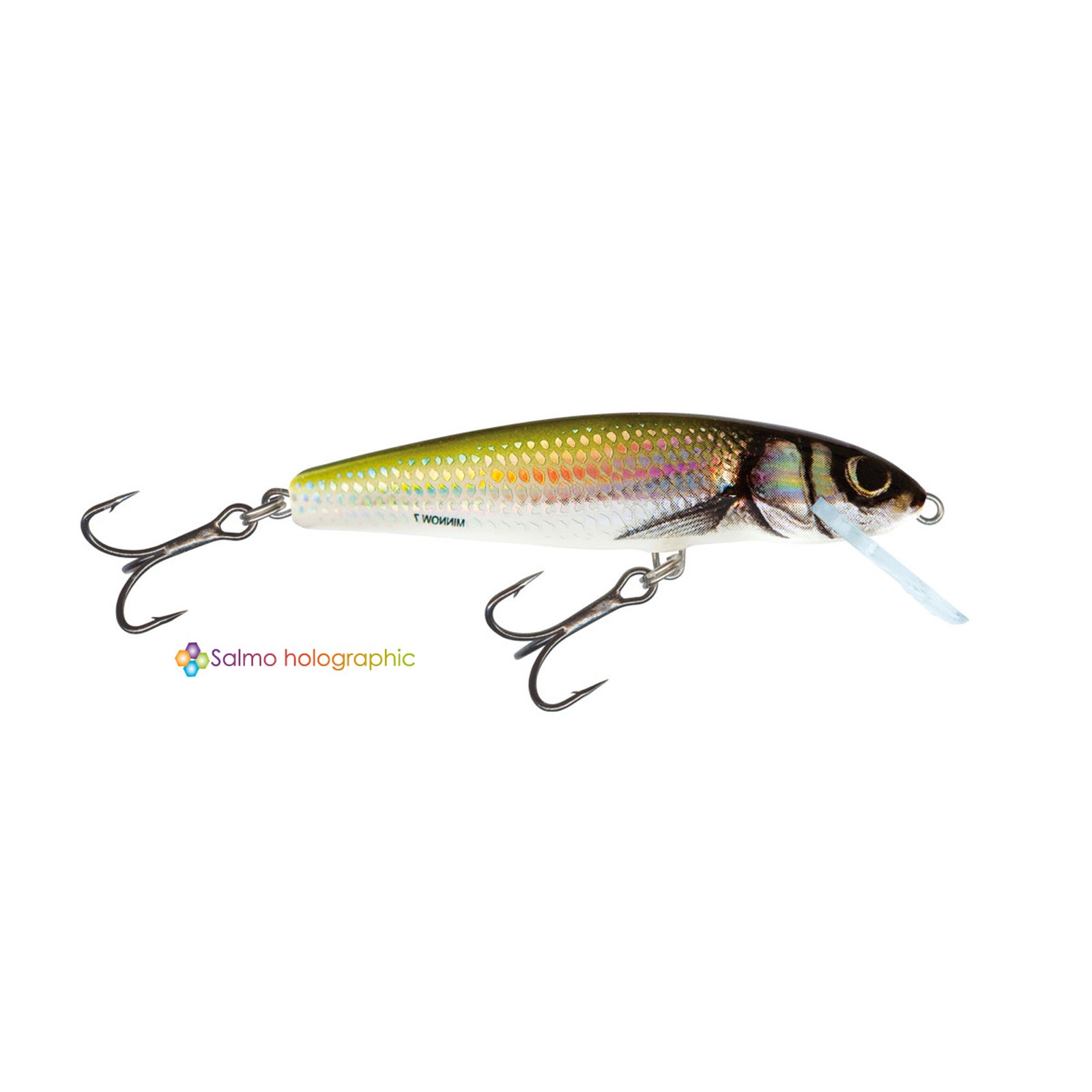 Salmo Minnow F Holo Bleak Wobbler