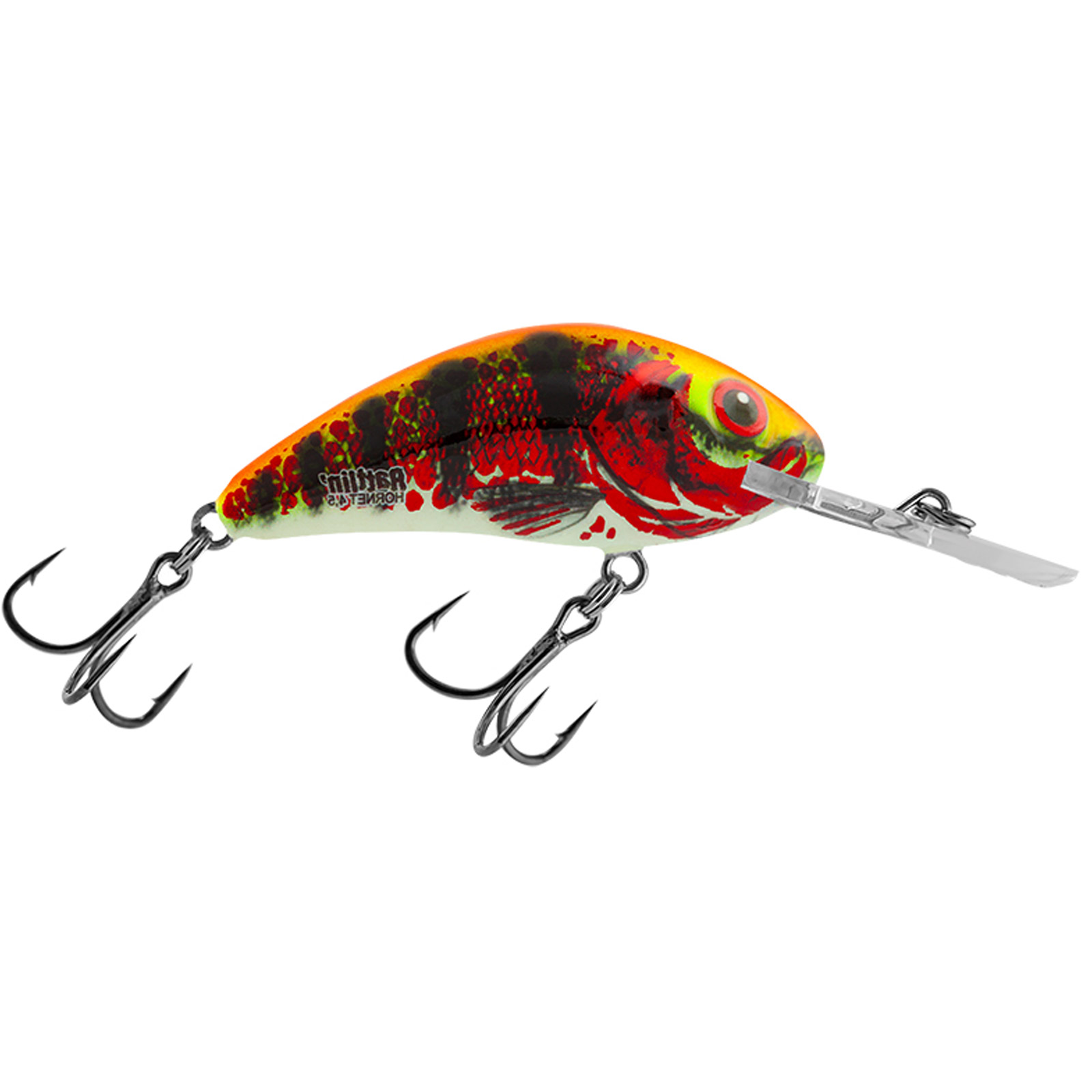 Salmo Rattlin Hornet Floating Holo Red Perch Wobbler