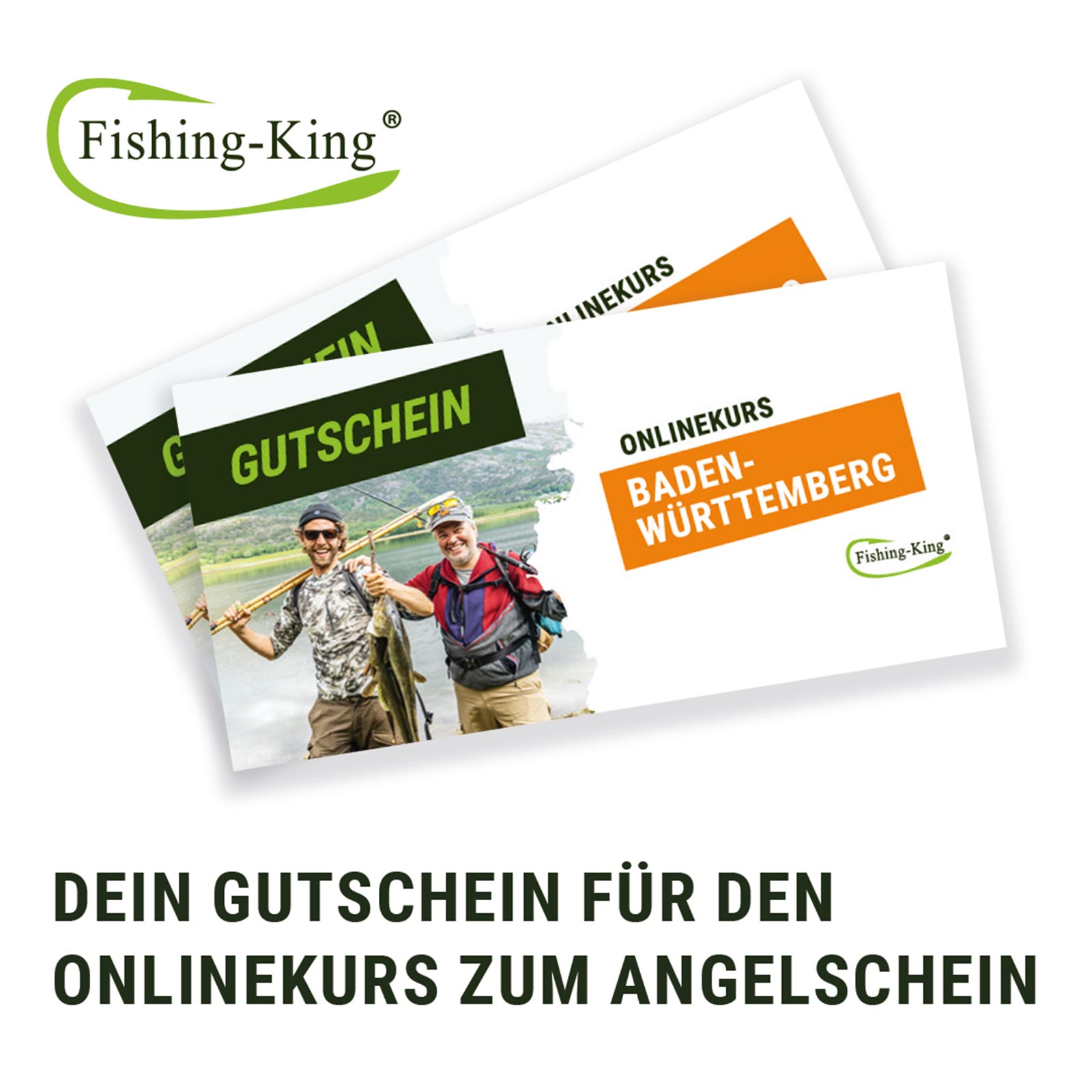 Fishing King Gutschein Onlinekurs zum Angelschein Baden-Württemberg