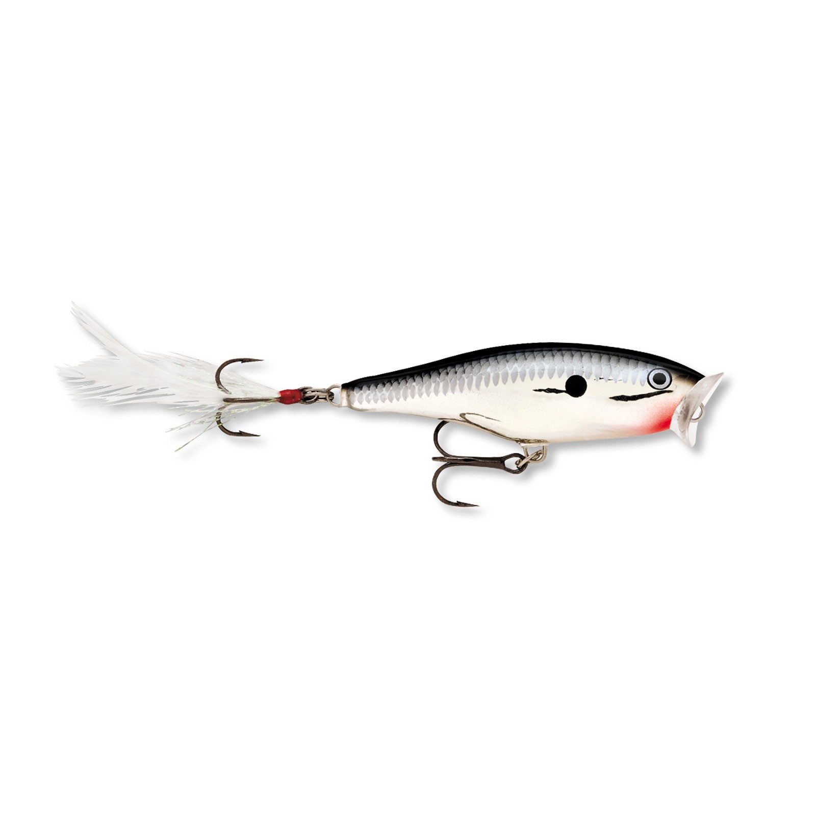 Rapala Skitter Pop Chrome Oberflächenköder Popper