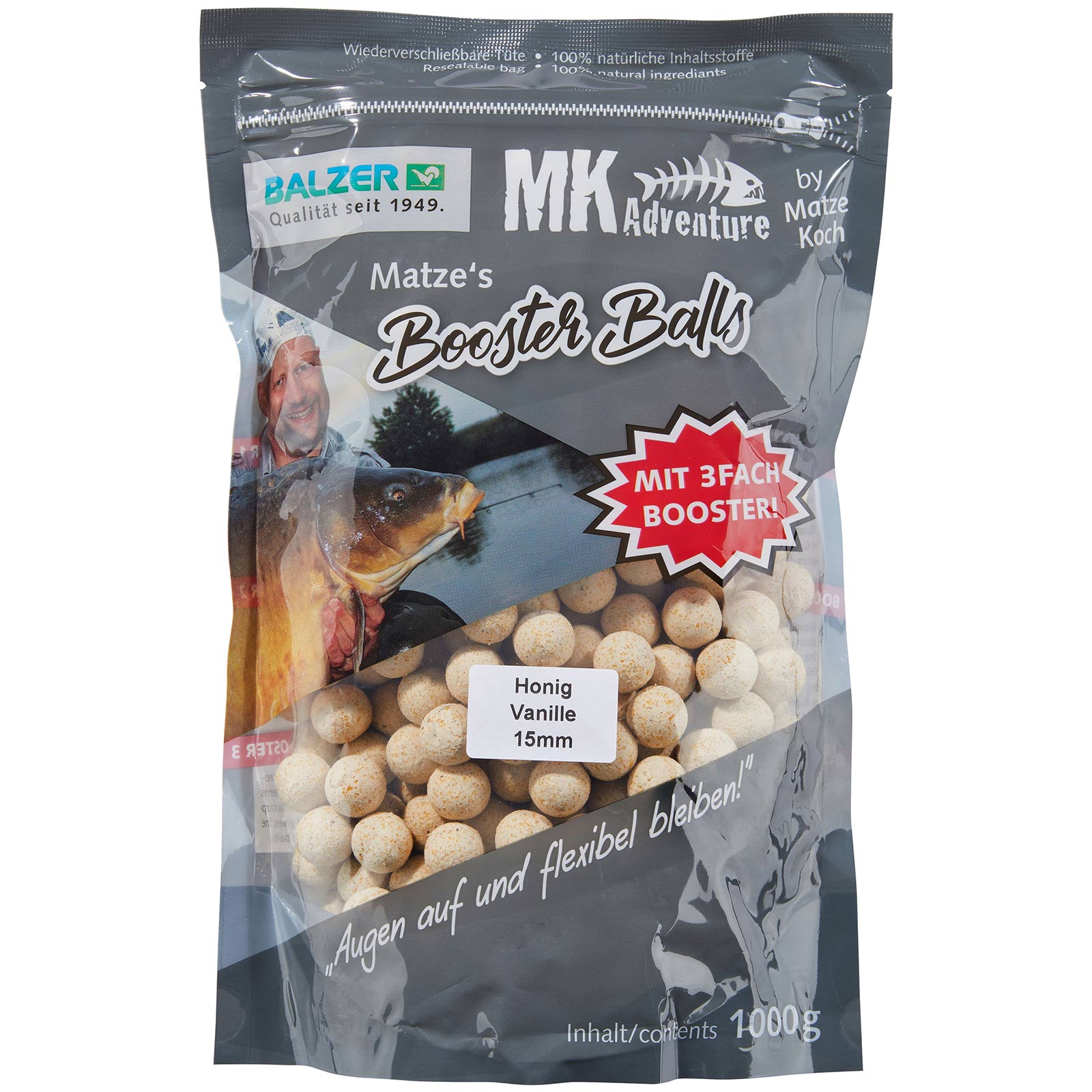 Balzer Matze Koch Booster Balls Boilies Honig Vanille