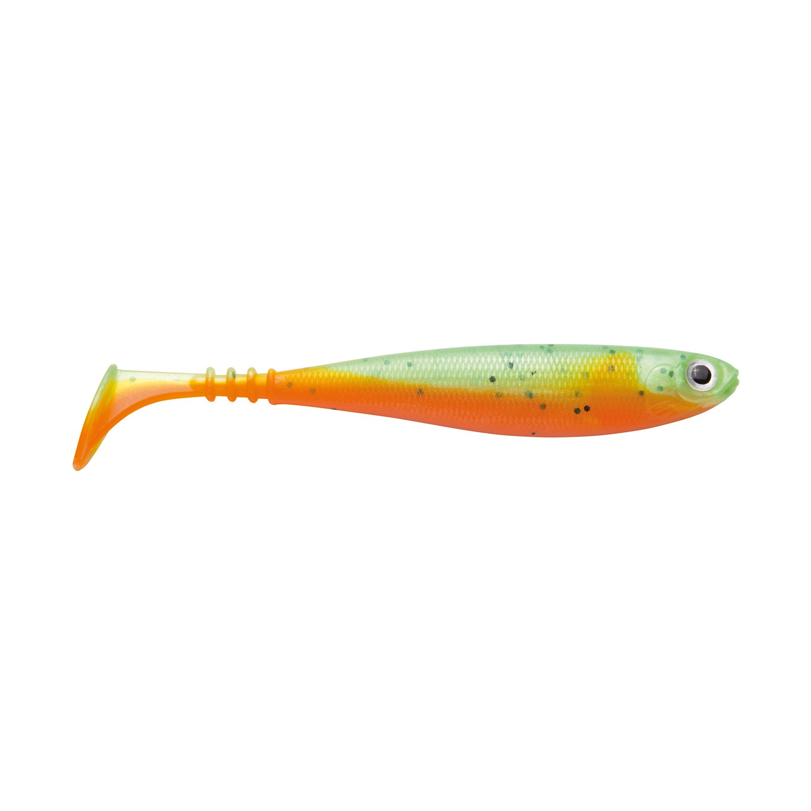 Jackson Zanderbait Green Orange Zanderangeln Gummifisch