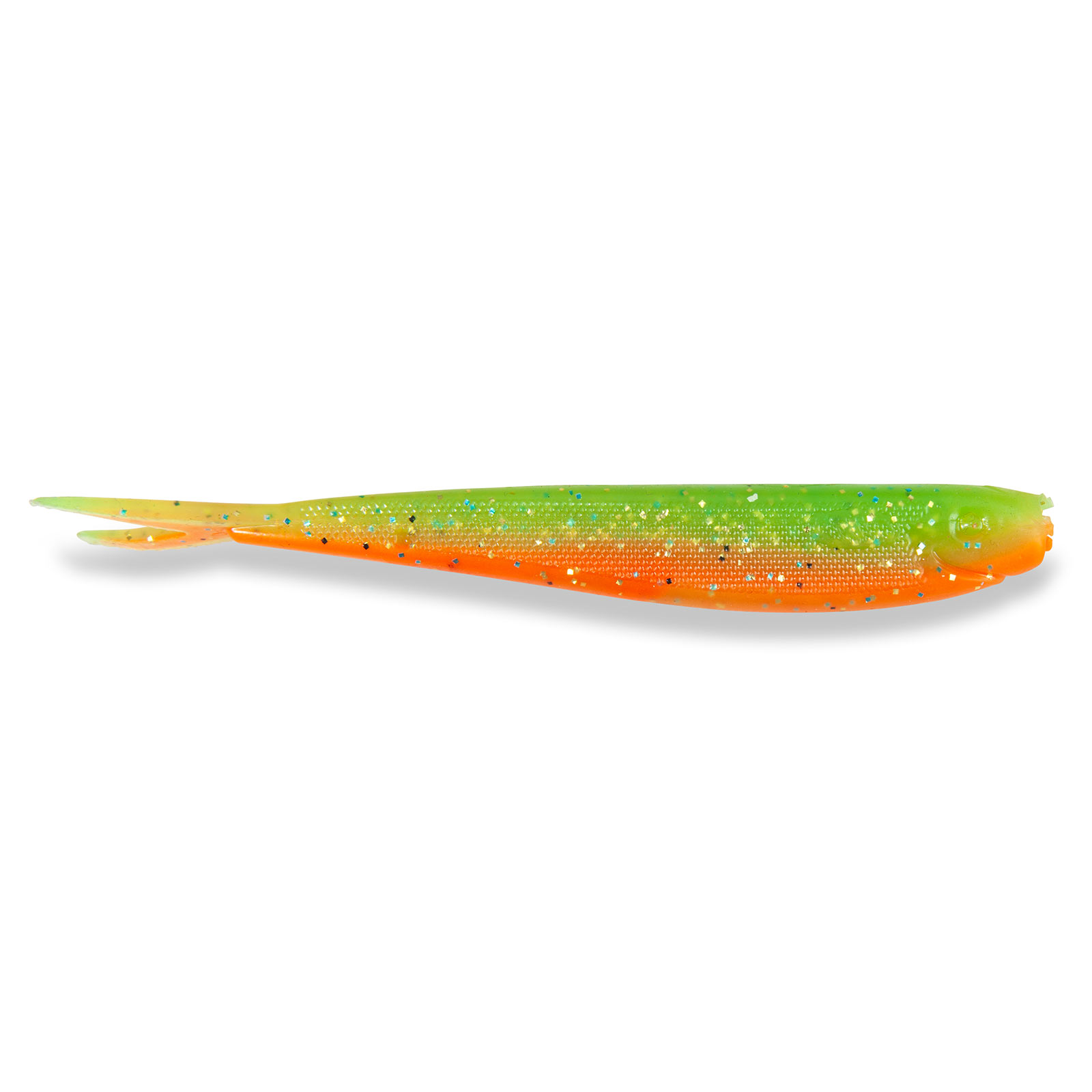 Sänger Iron Claw Moby V-Tail Non Toxic 2.0 Gummifische Turtle Green