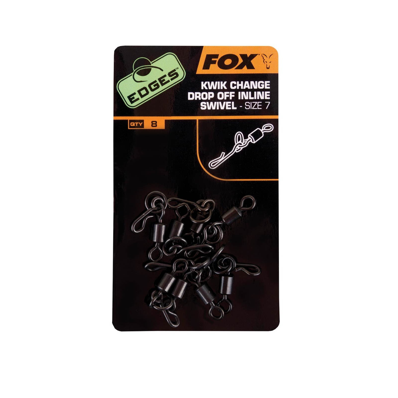 Fox Edges Ring Kwick Change Drop Off Inline Swivel Gr 7