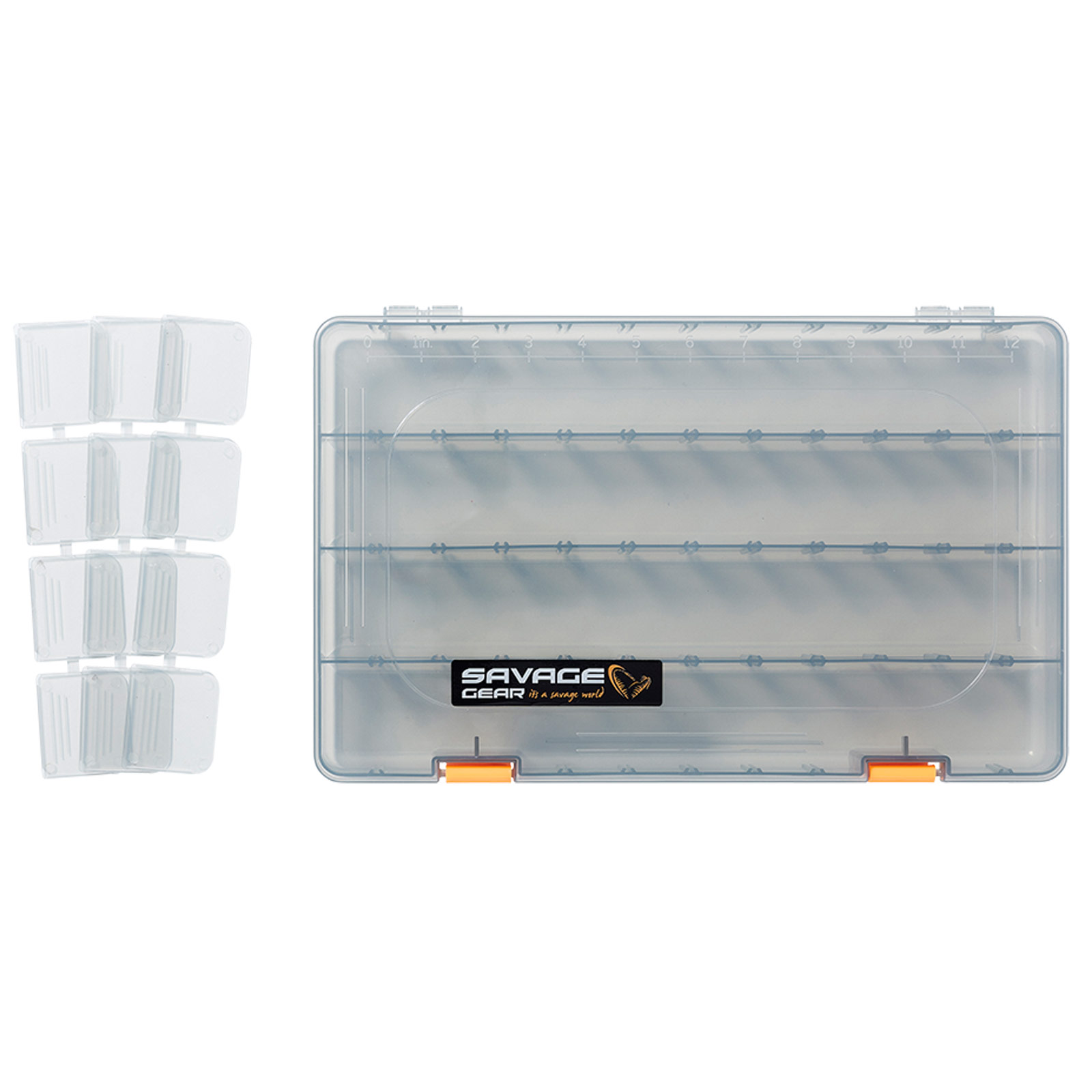 Savage Gear LUREBOX 6B DEEP SMOKE 36X22.5X8CM Köderbox Angelbox