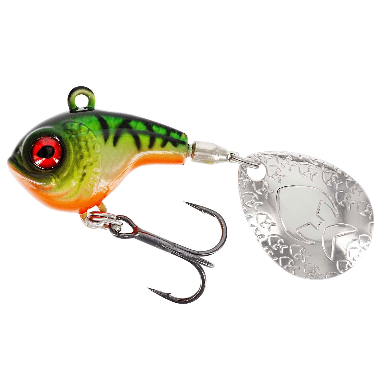 Westin Dropbite Spin Tail Jig Firetiger Jig Spinner bleifrei