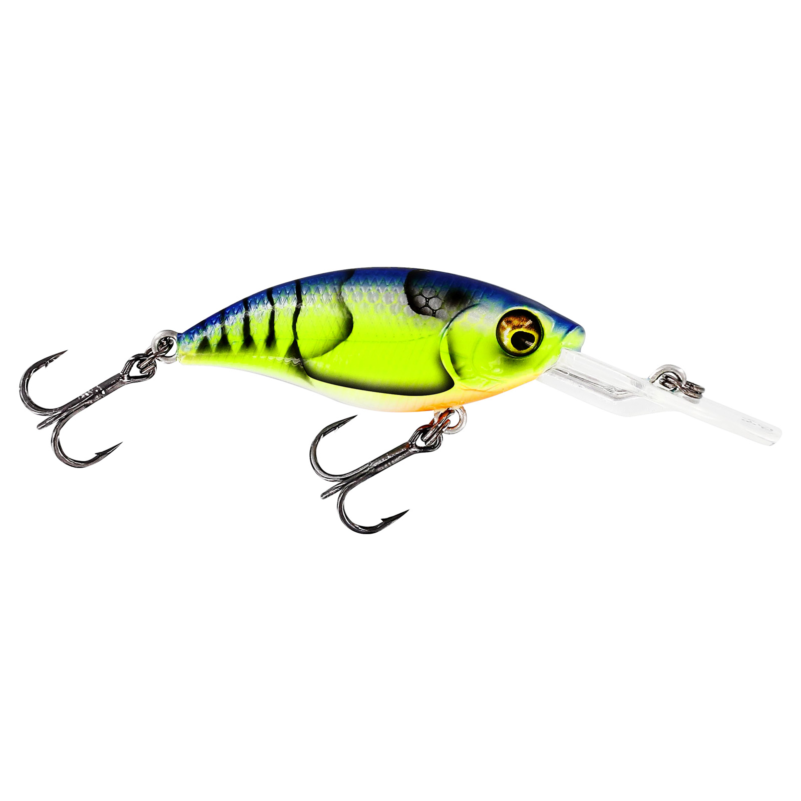 Westin Buzzbite Crankbait Low Floating Chartreuse Blue Craw Wobbler