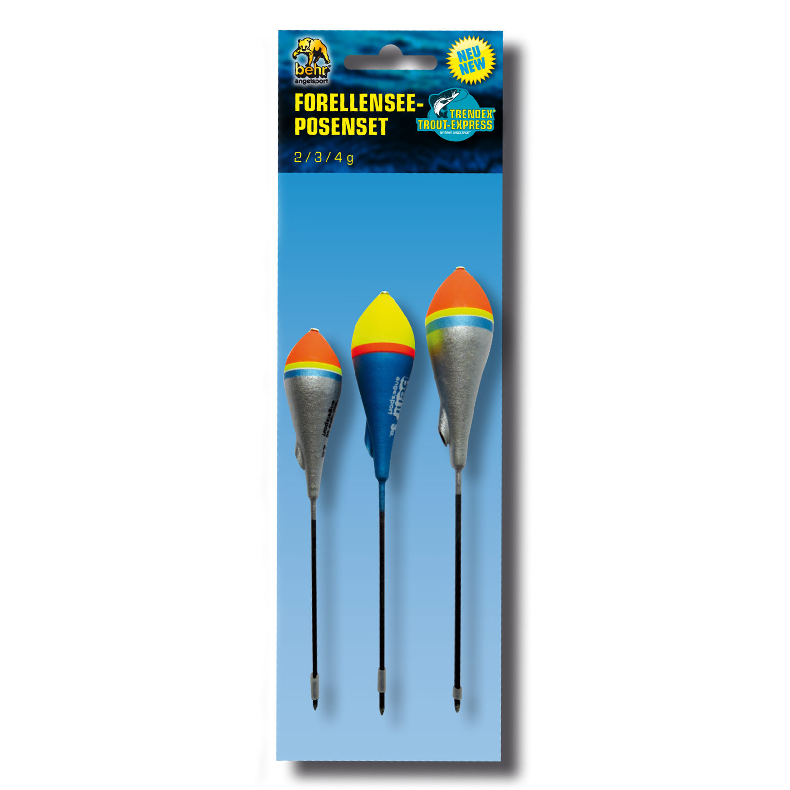 Behr Forellenposen 2-3-4g Angelset