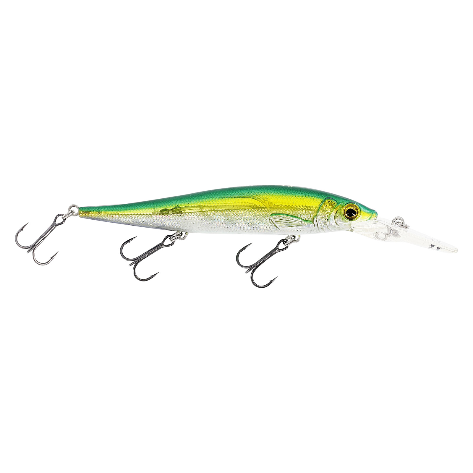 Westin Jerkbite MR Suspending Olive Minnow Wobbler