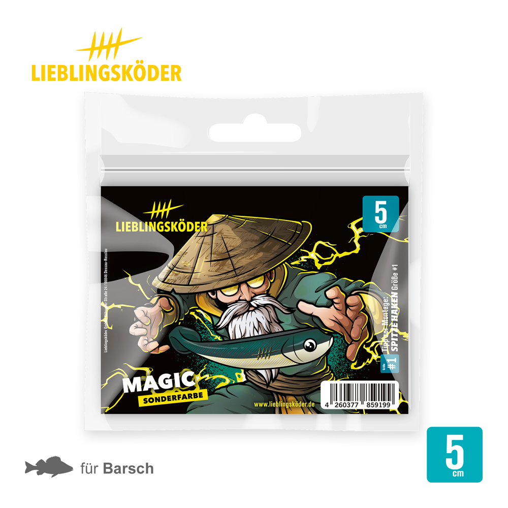 Lieblingsköder 5cm Magic Gummifisch Verpackung