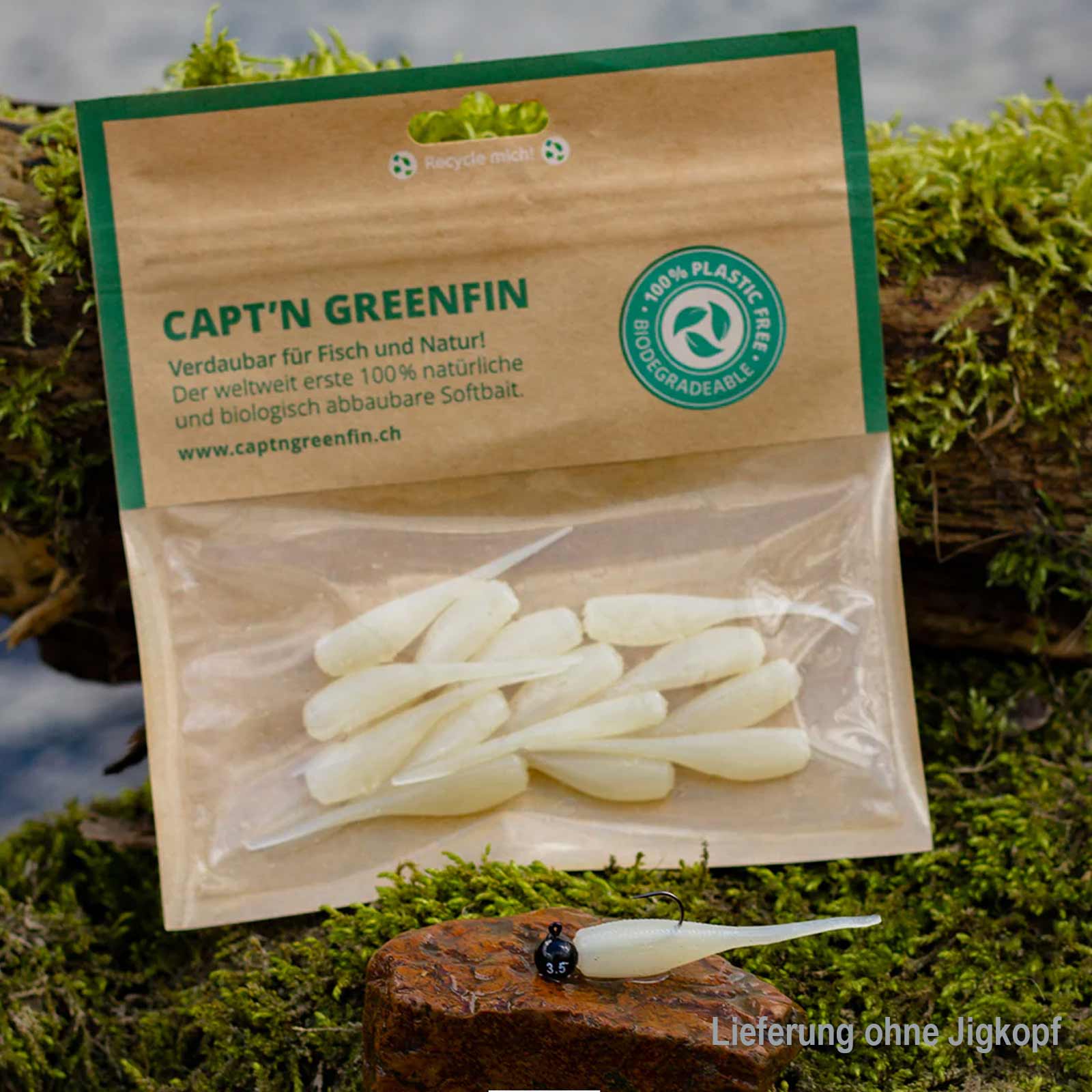 Capt`n Greenfin 5cm Milki Protein Softbait