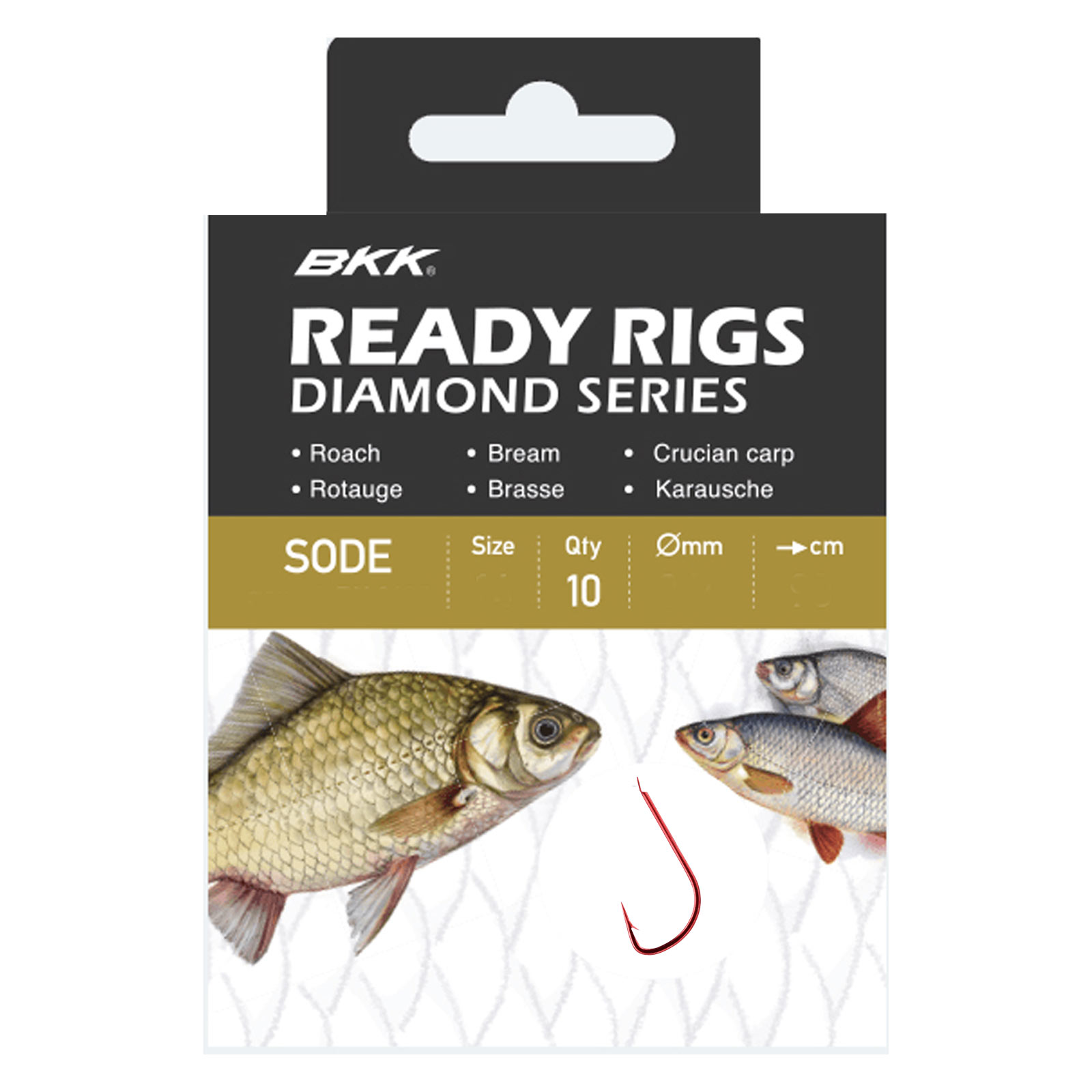 BKK Ready Rig Diamond-Sode RD Allround Vorfachhaken gebunden