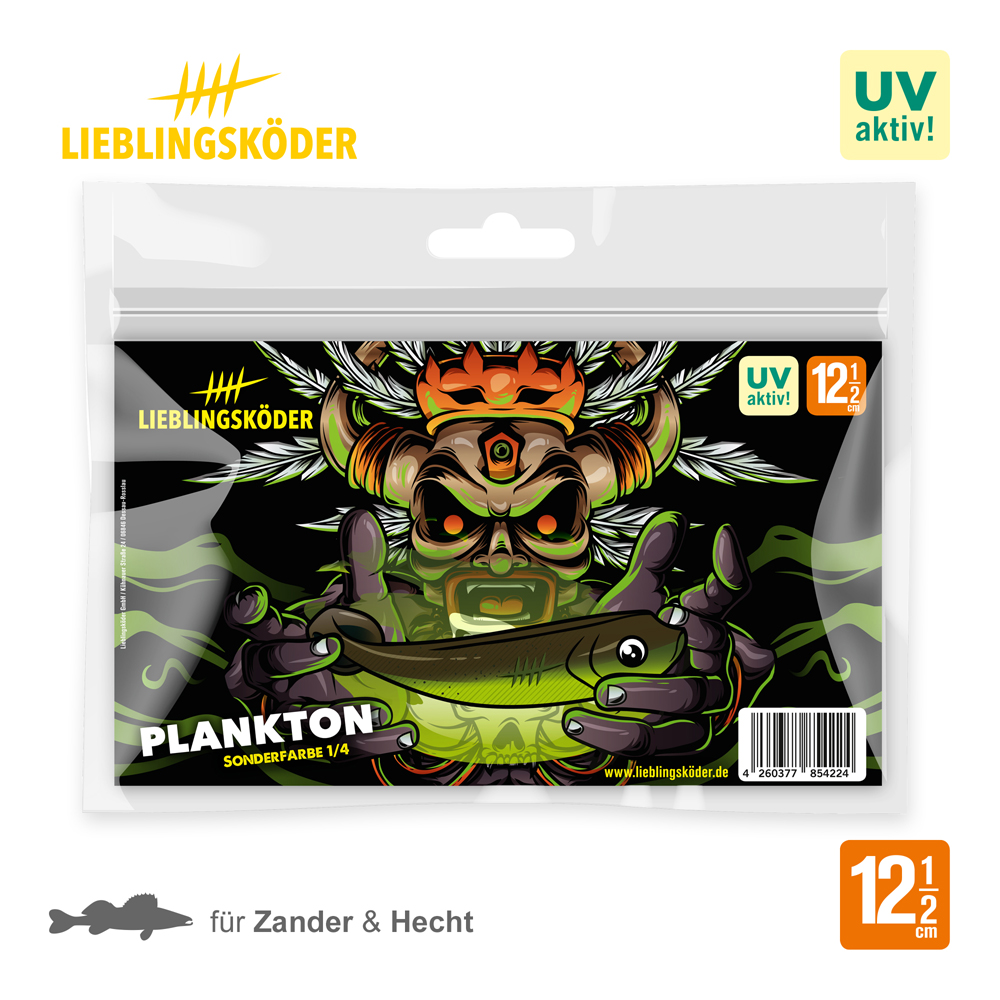 Lieblingsköder 12,5cm Plankton Gummifisch Verpackung