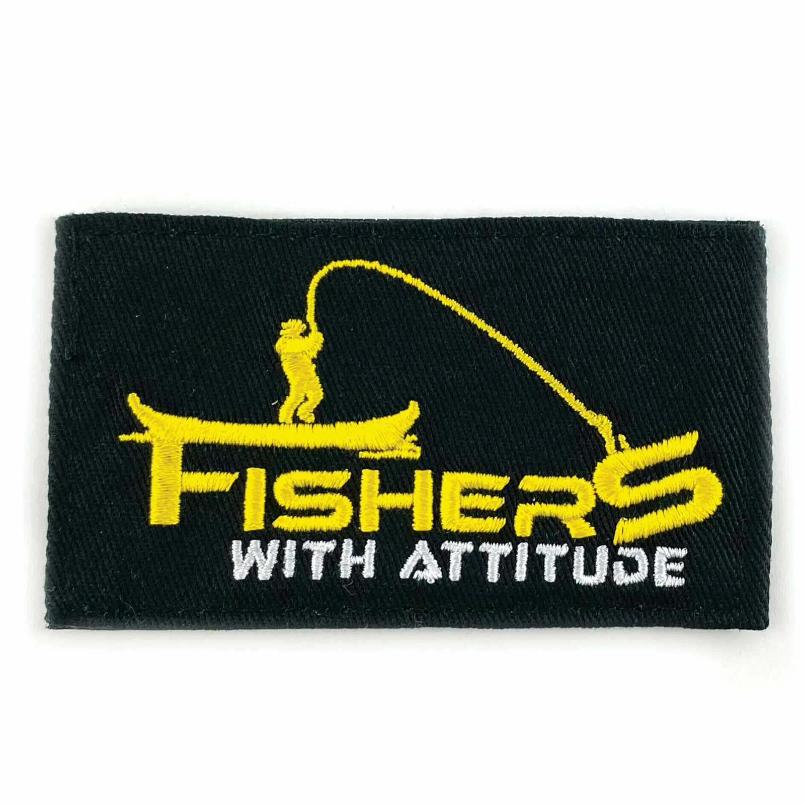 FishXplorer Scratch-Patch Silicone Schwarz Fishers with Attitude