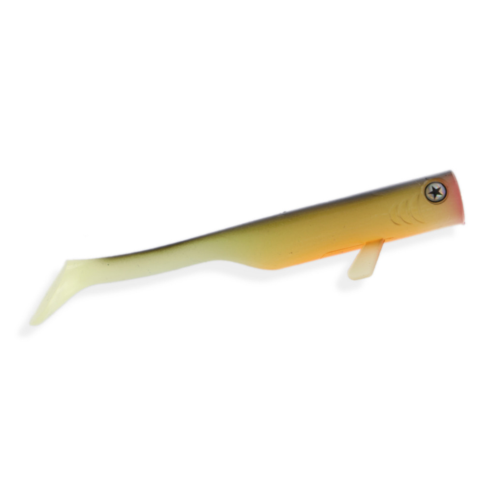 LMAB Drunk Bait 16cm 2 St Sunrise Sabine UV Glow Gummifisch