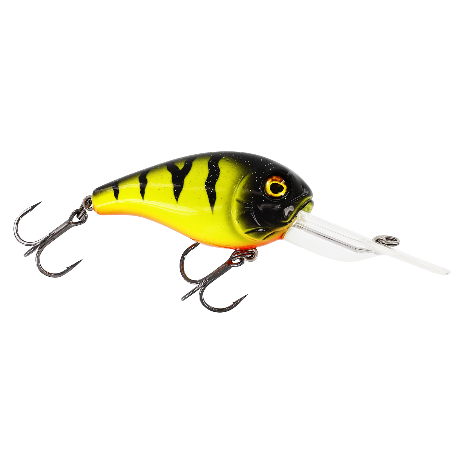 Westin MegaBite DR Crankbait 6cm 19g Floating Fire Perch Wobbler