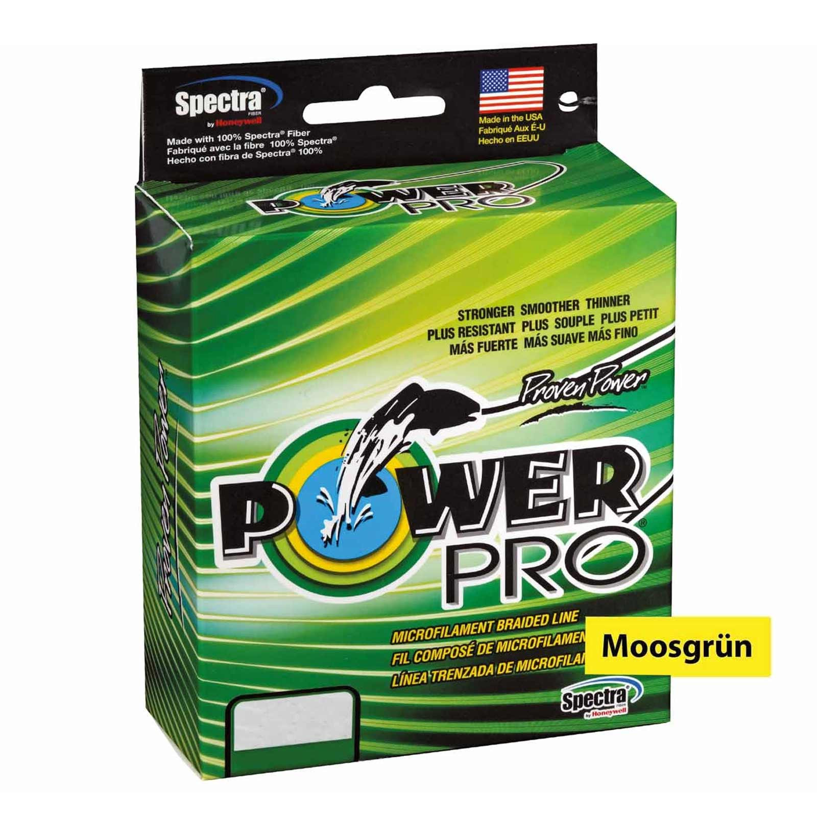 Shimano Power Pro Moss Green Geflochtene Angelschnur Meterware