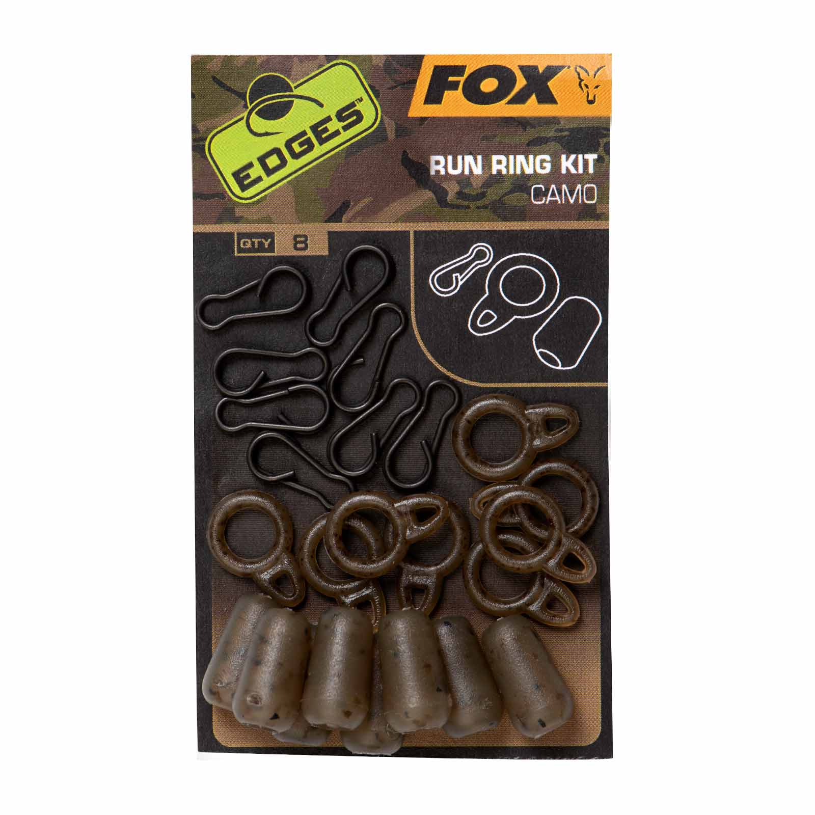 Fox Edges Camo Run Rig Kit Karpfenzubehör Set