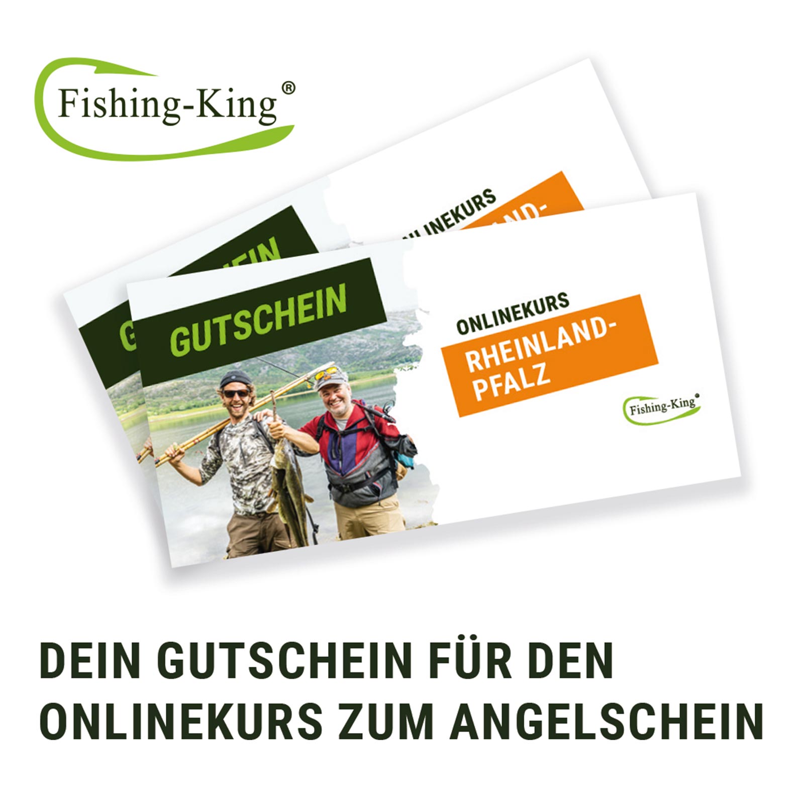 Fishing King Gutschein Onlinekurs zum Angelschein Rheinland-Pfalz