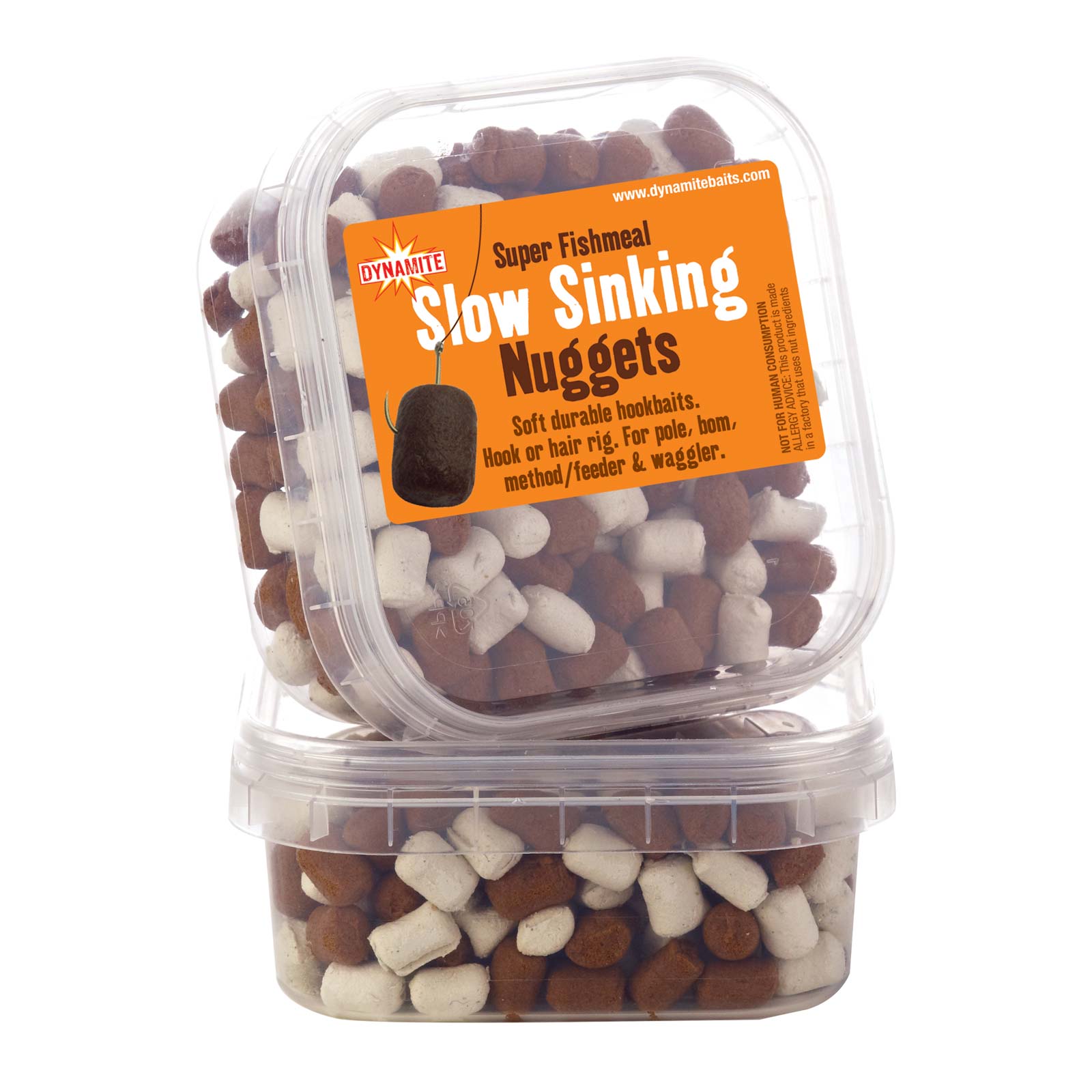 Dynamite Baits Fishmeal NUGGETS Karpfenköder Brown White