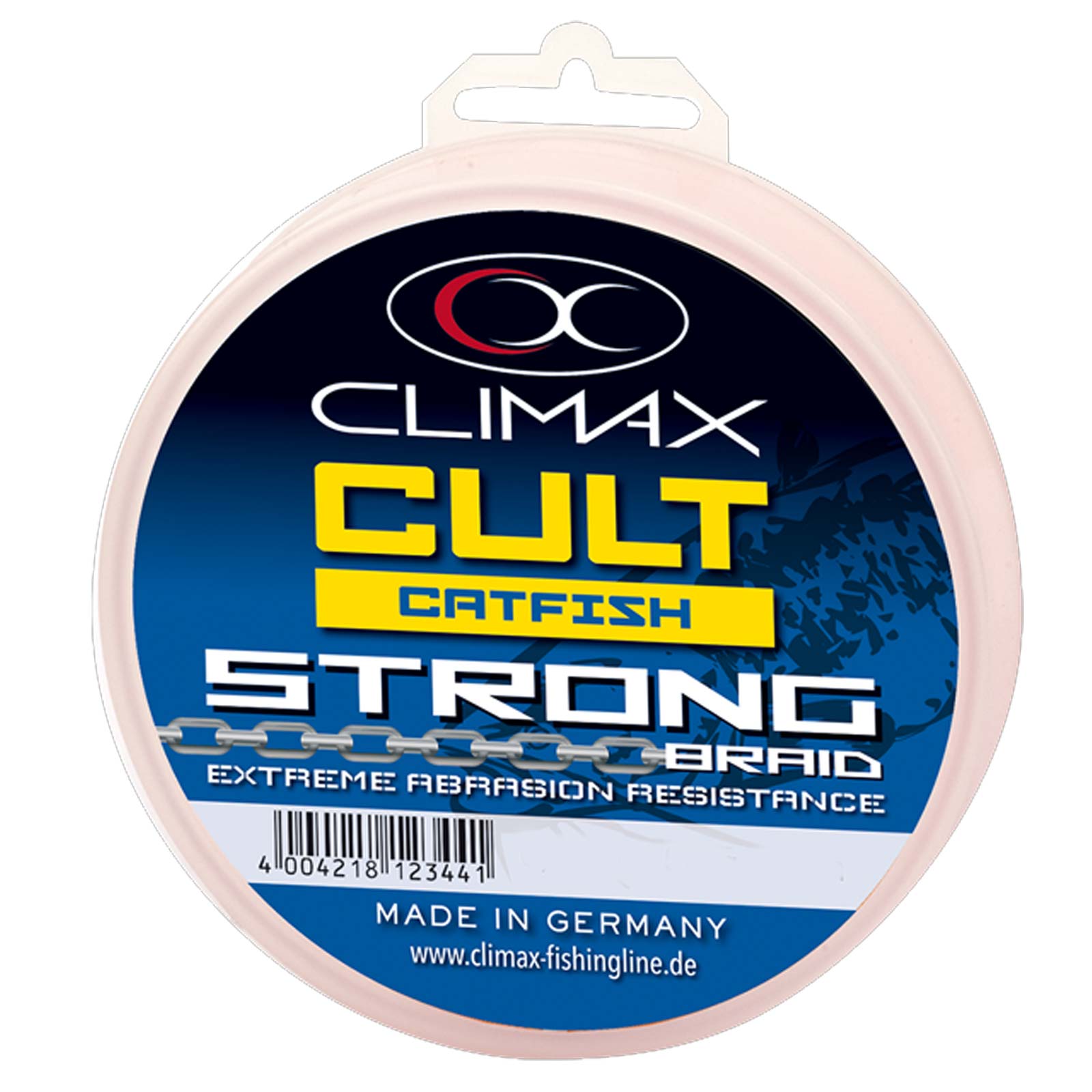 Climax Catfish strong Weiß Welsangelschnur Geflochten Meterware