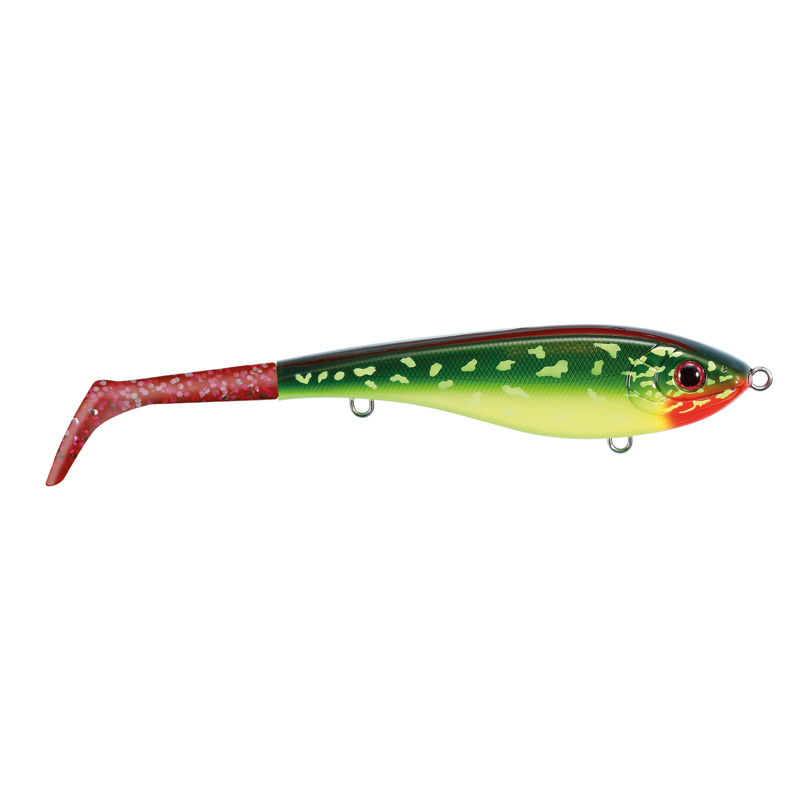 Strike Pro Bandit Tail Hot Pike Jerkbait 