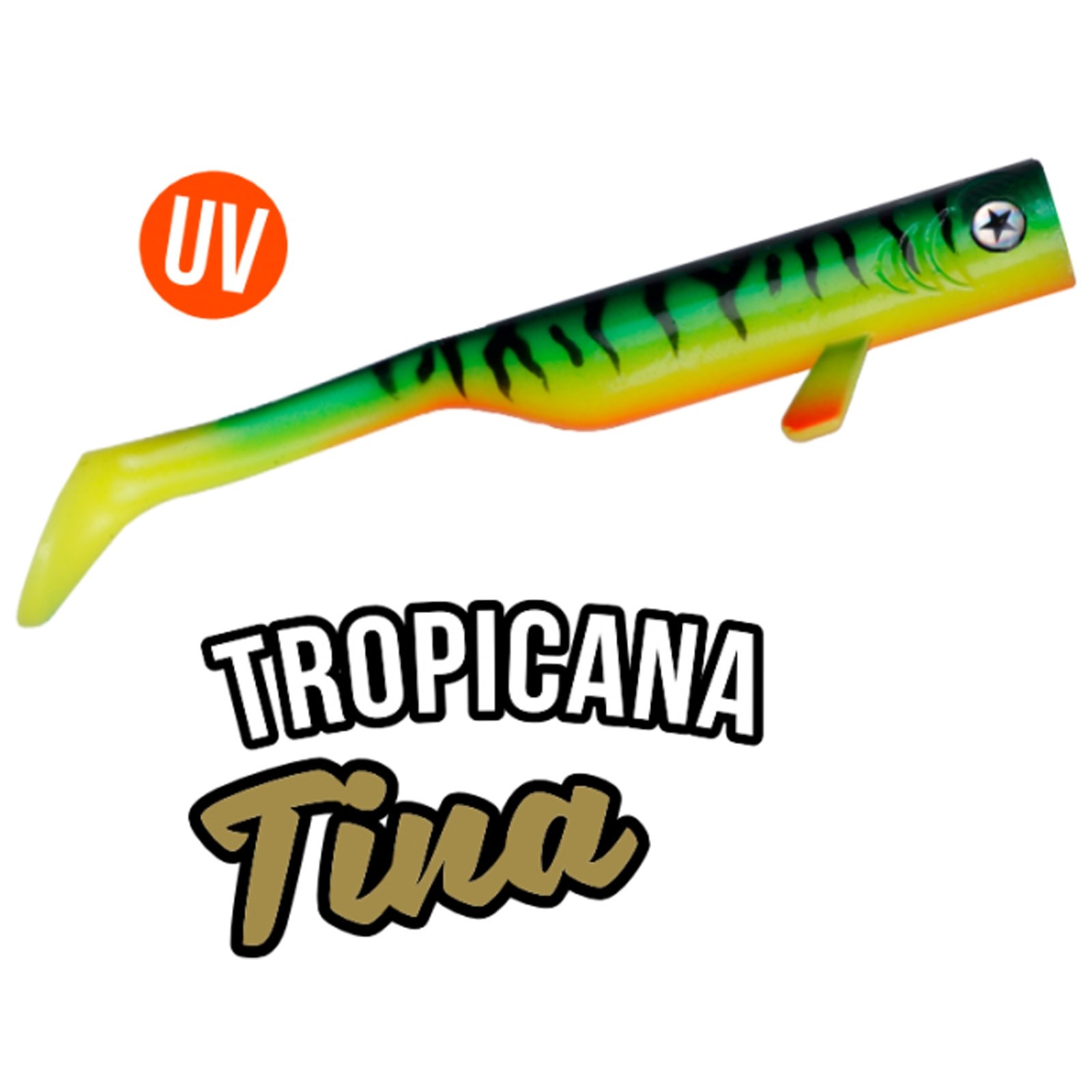 LMAB Drunk Bait 16cm Tropicana Tina 2 Stk. Gummifisch