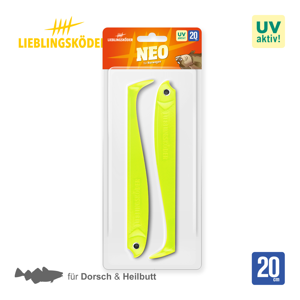 Lieblingsköder 20,0cm Neo Gummifisch Verpackung