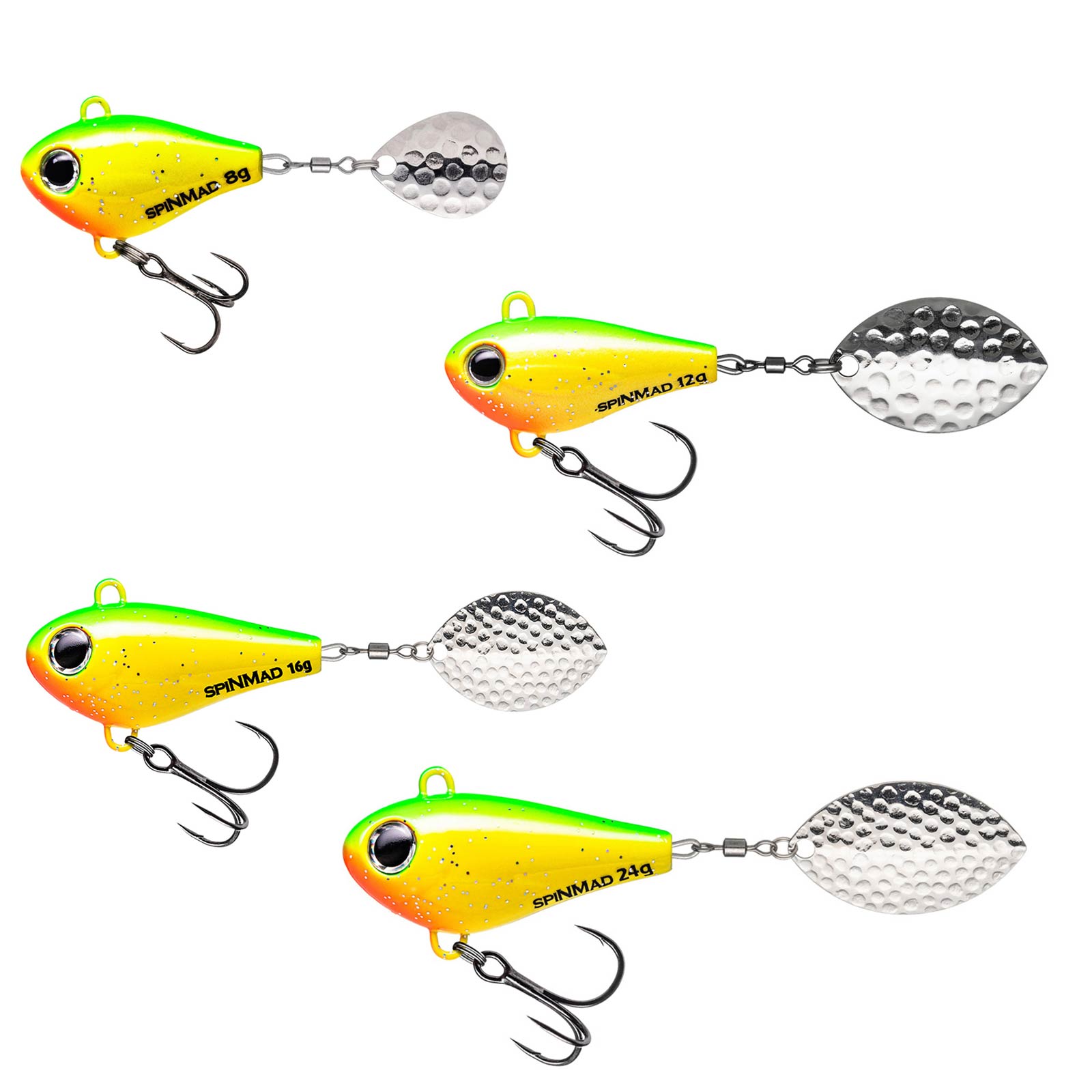 SpinMad Jigmasters Greenlemon Jig Spinner