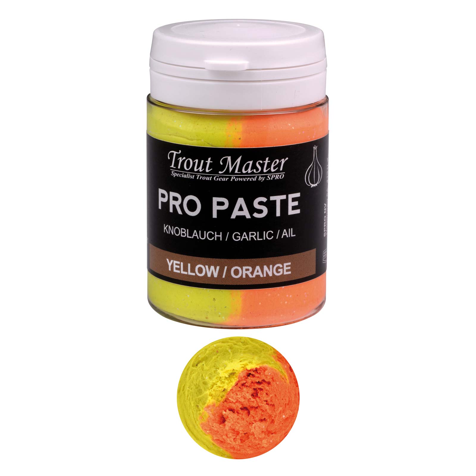 Spro Trout Master Pro Paste Forellenteig Yellow / Orange  