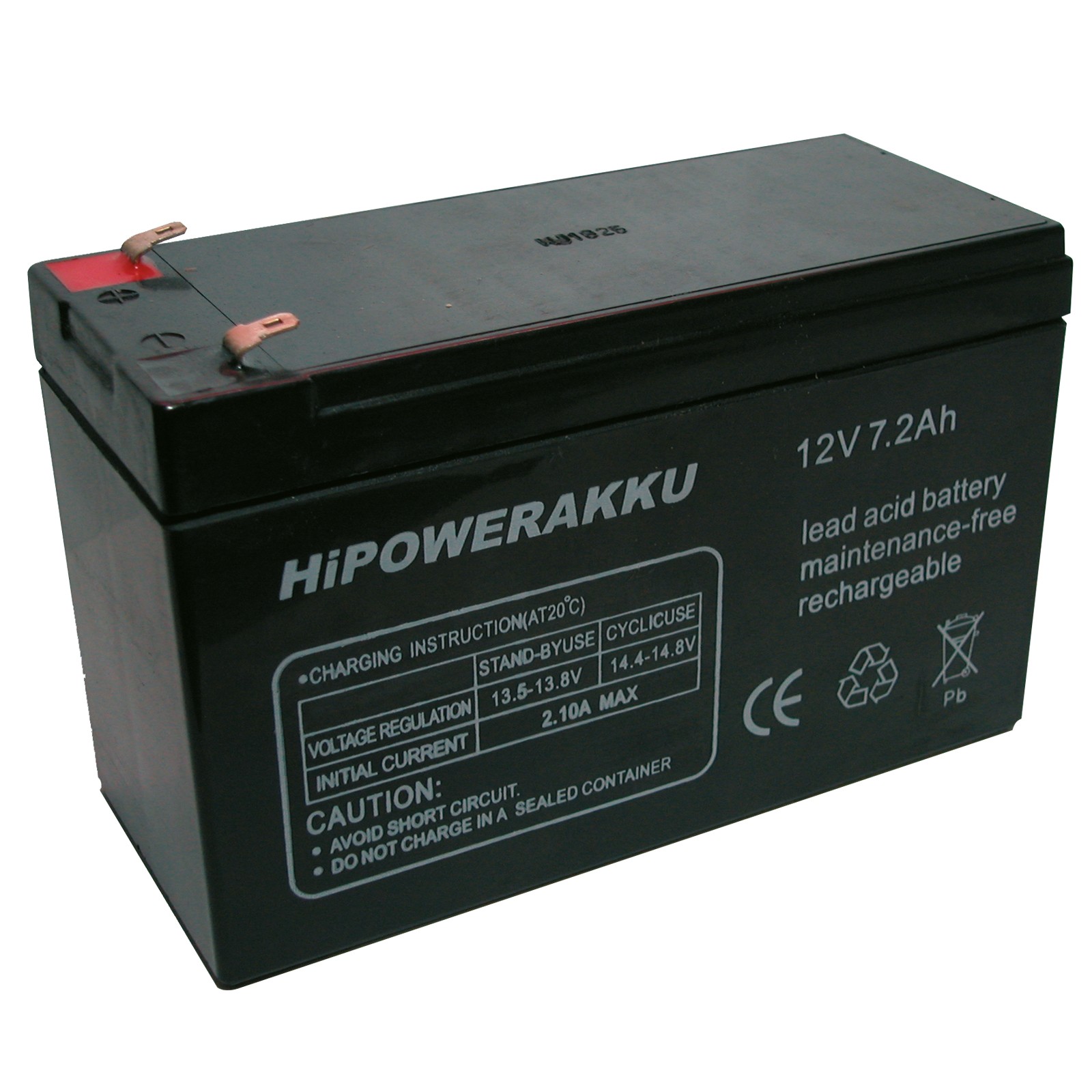 HiPowerakku 12V/7,2 AH für Echolote