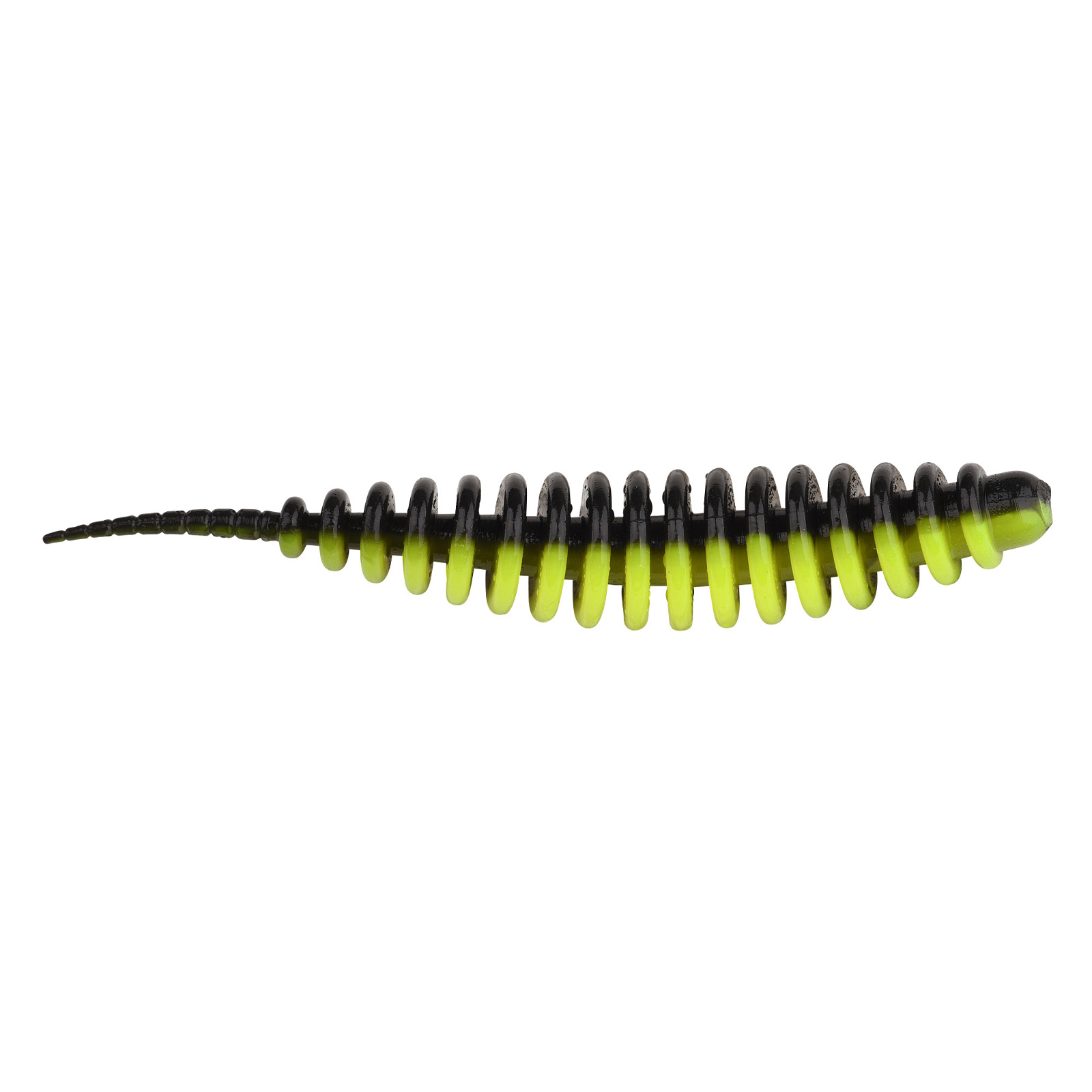 Spro Trout Master Master Worm 6,5cm 8 Pcs. Black Lime Gummiköder