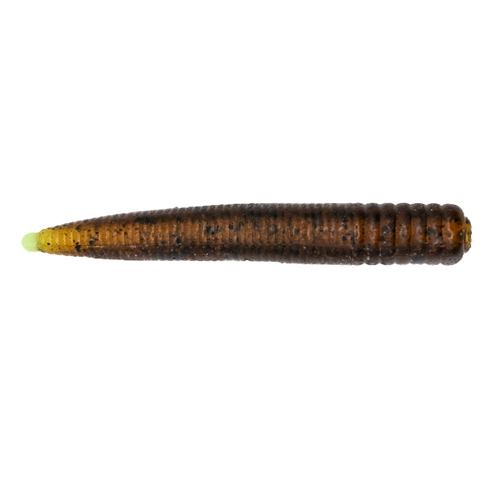 Capt`n Greenfin Ned Worm 7.5cm Green Pumpkin Protein Gummiköder Detail