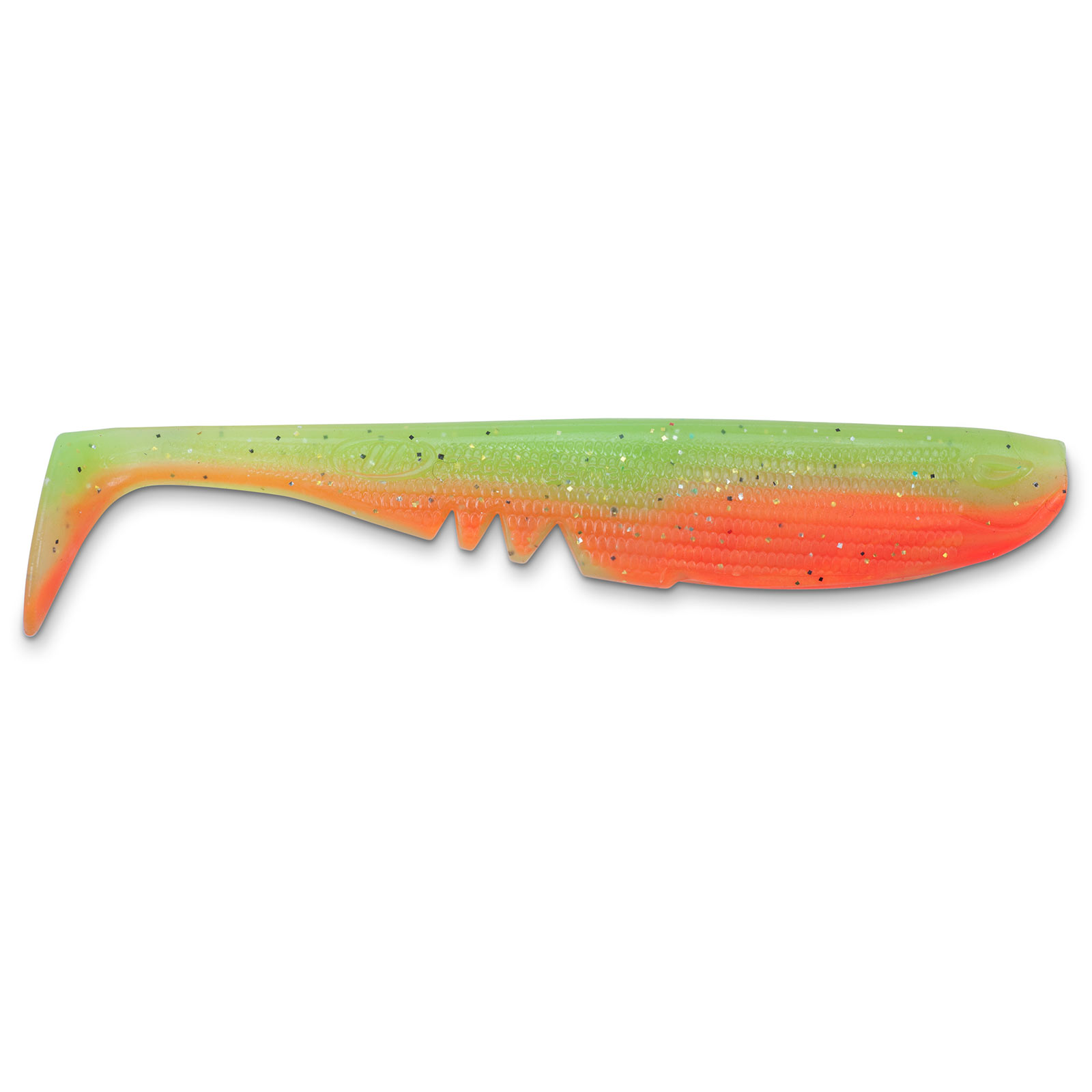 Sänger Iron Claw Racker Shad Non Toxic Gummifische Turtle Green