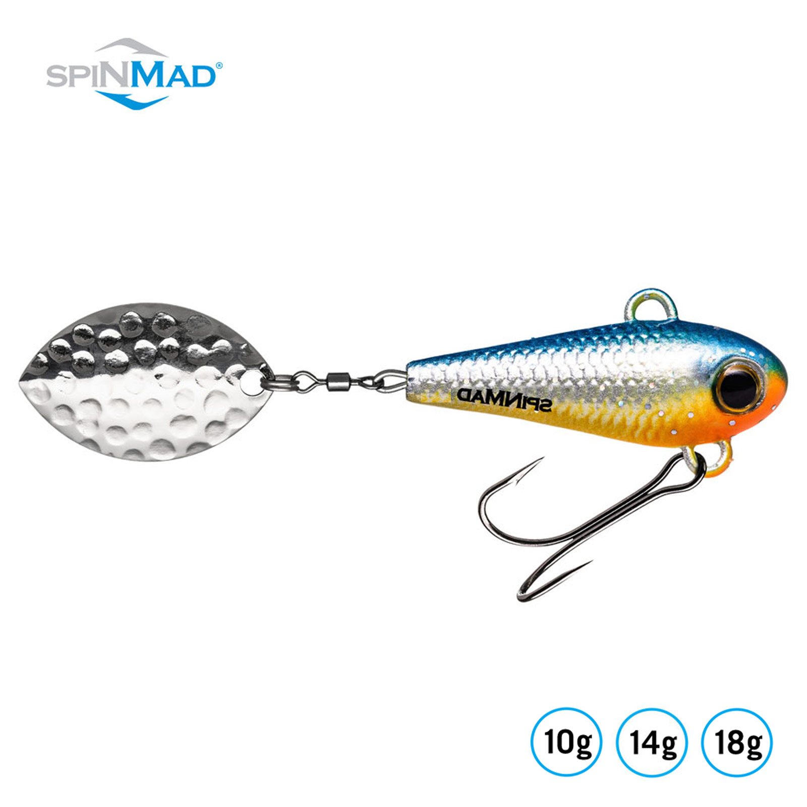 SpinMad Originals Flipper 10+14+18g Jig Spinner