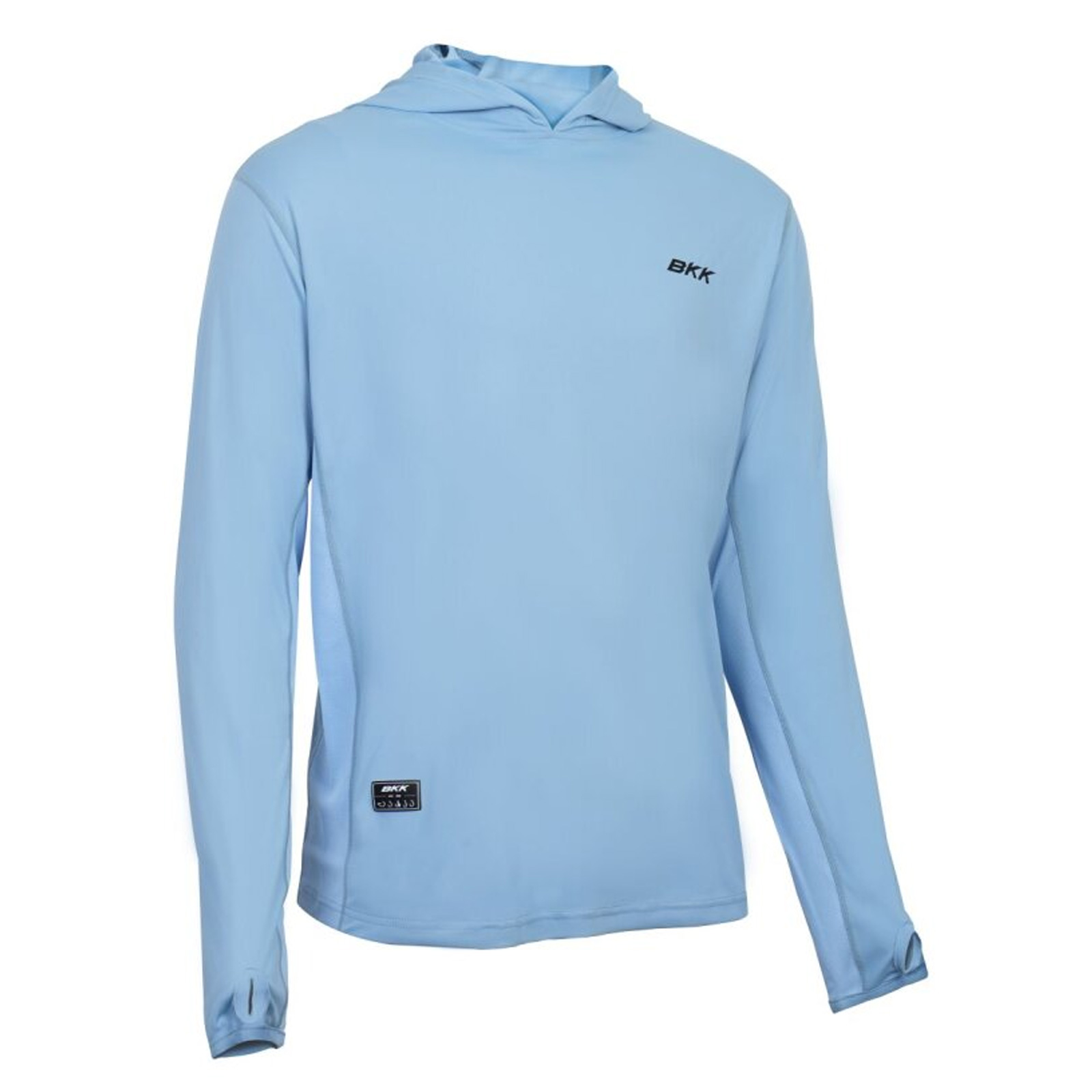 BKK Long Sleeve Performance Shirt - Brand Values Gt - Light Blue Longsleeve