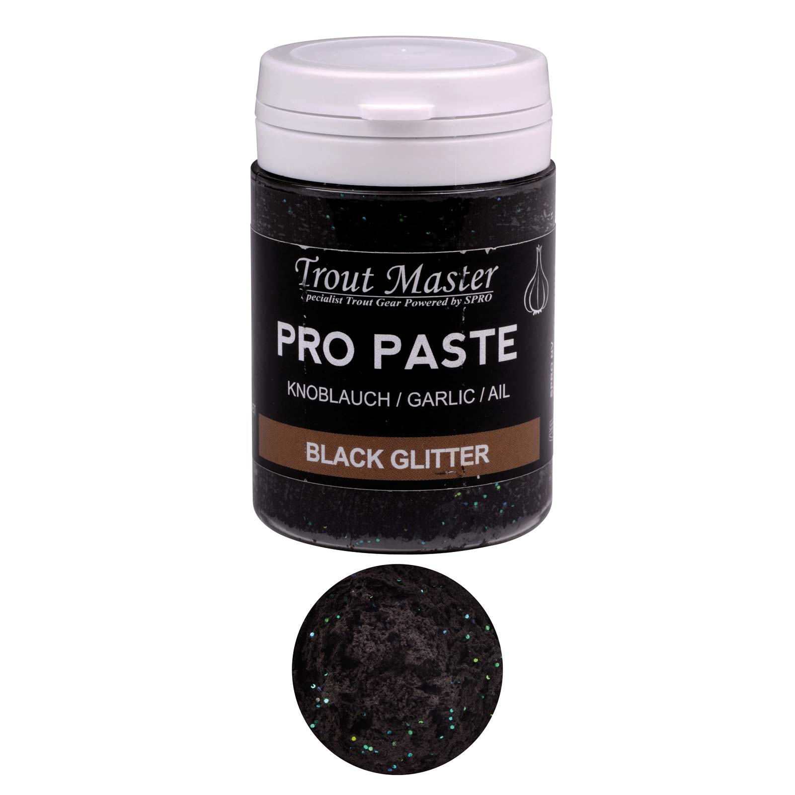 Spro Trout Master Pro Paste Forellenteig Black Glitter   