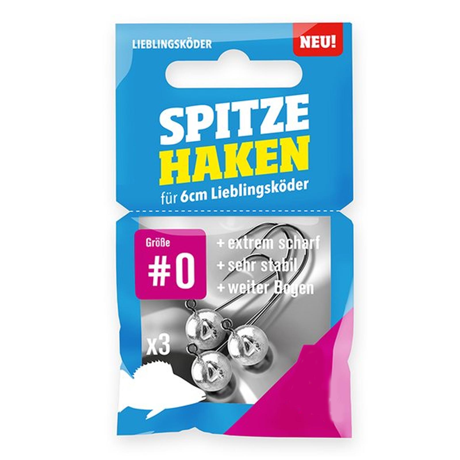 Lieblingsköder Spitze Haken #0 Jigheads