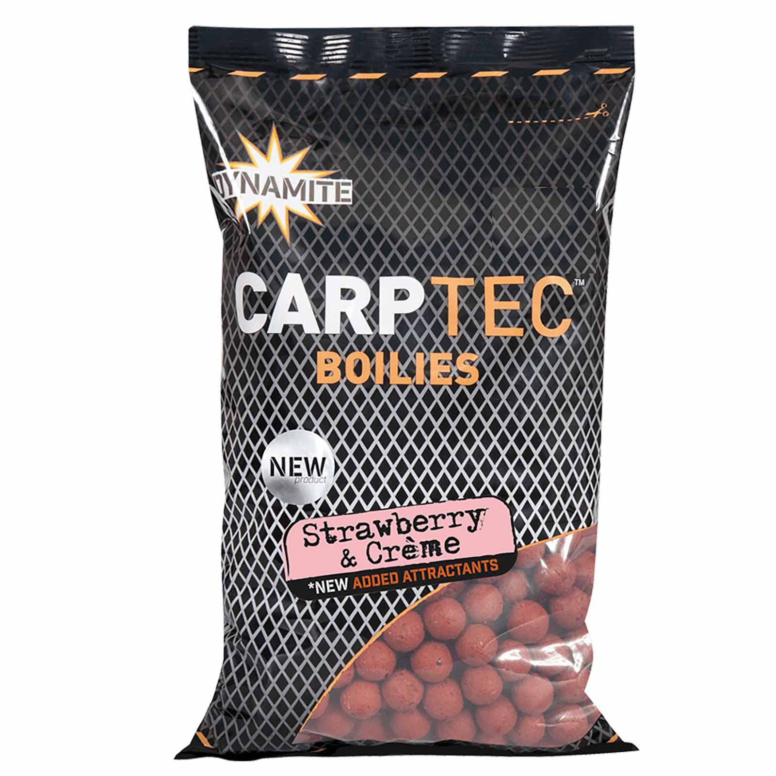 Dynamite Baits Carptec Strawberry&Creme 900g Boilies