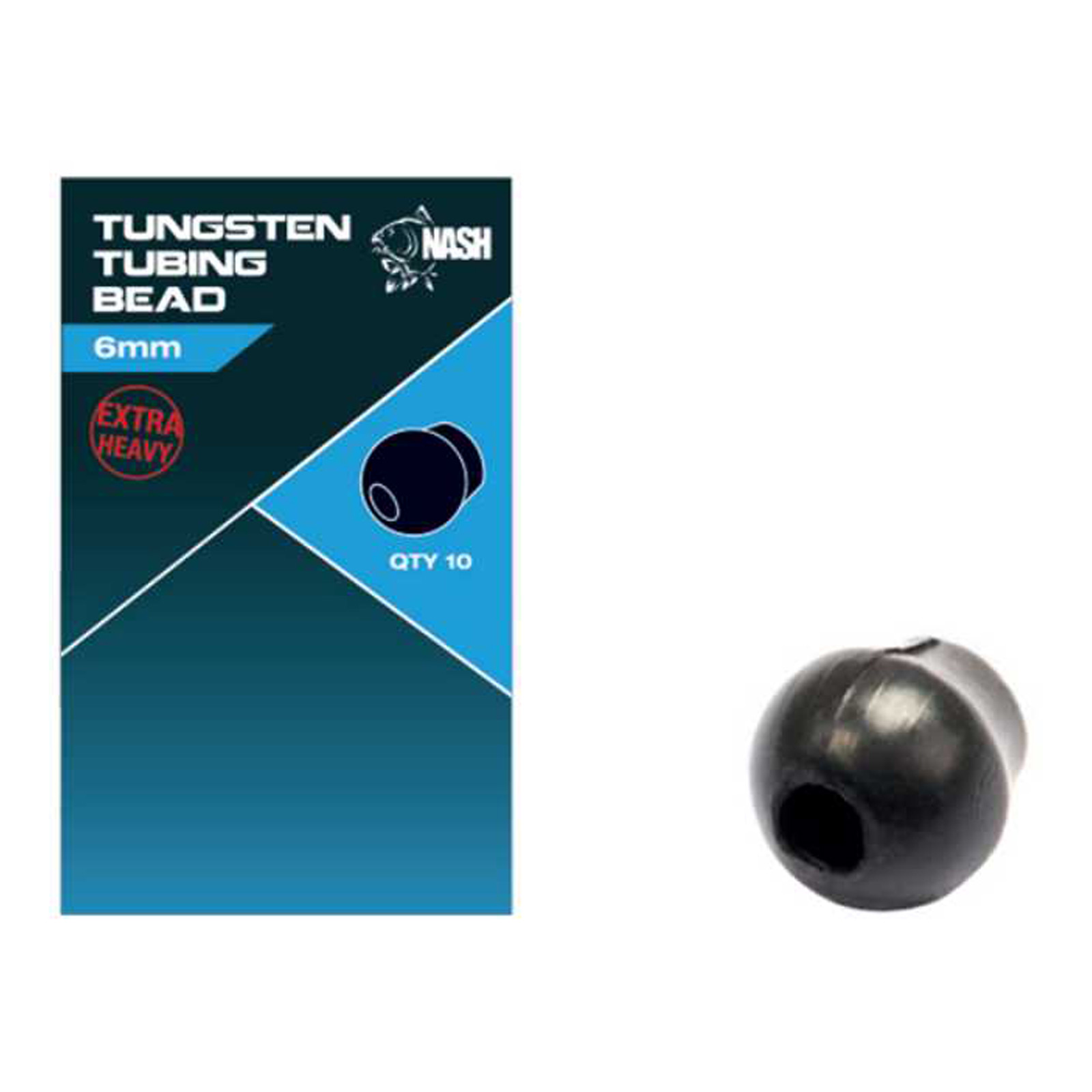 Nash Tungsten Tubing Bead 6mm Karpfenangeln Zubehör