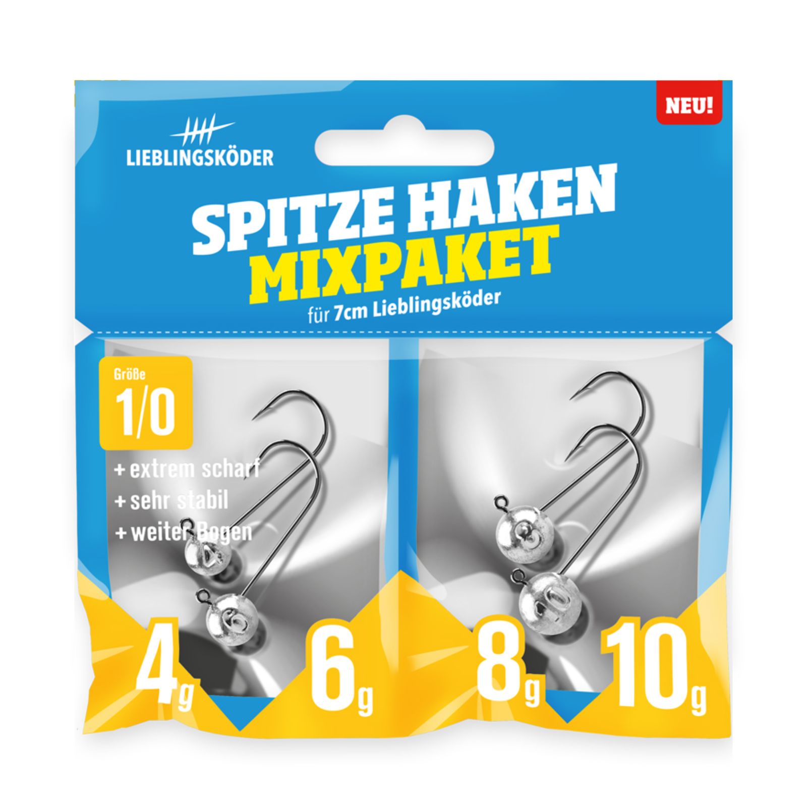 Lieblingsköder Spitze Haken Set 1/0