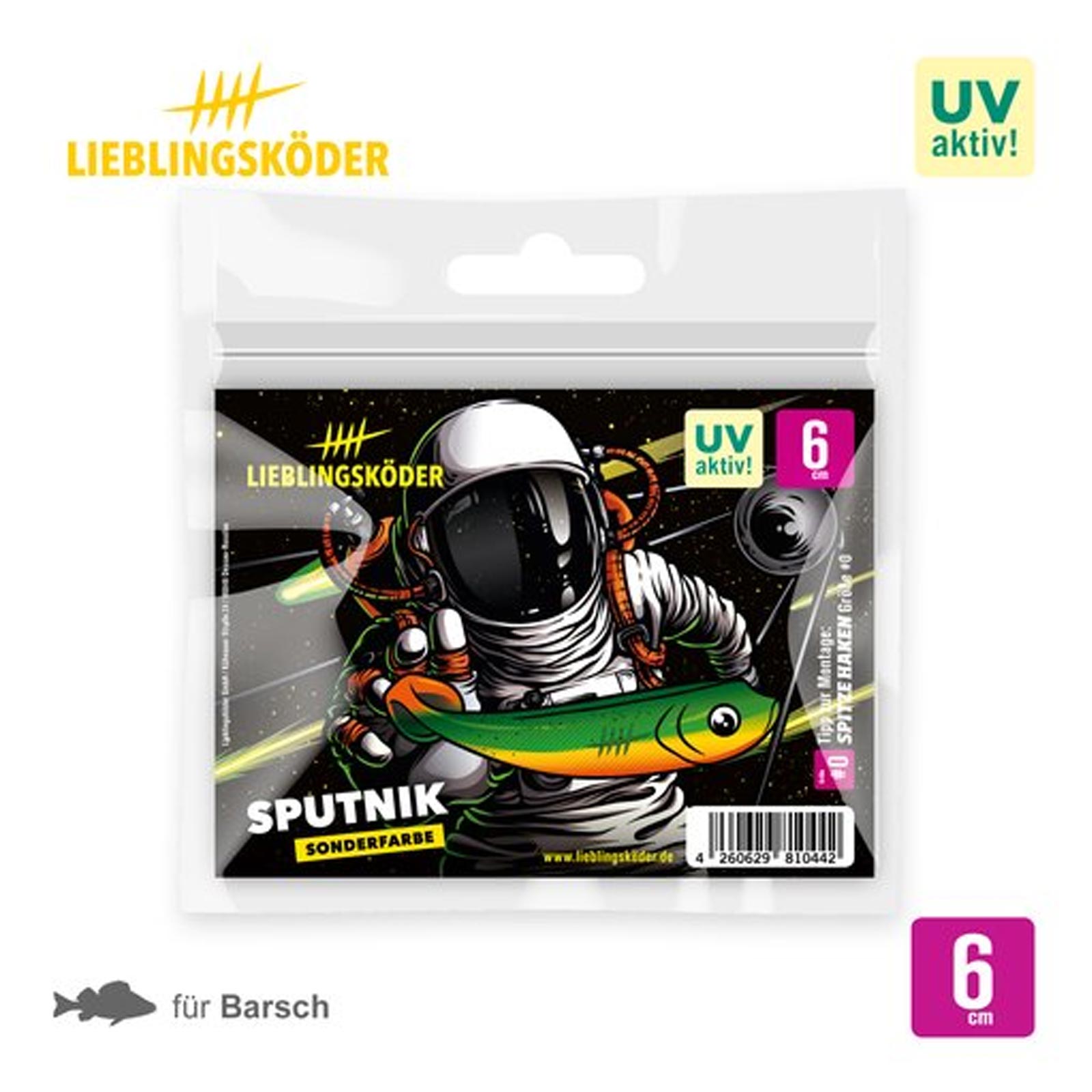 Lieblingsköder 6,0cm Sputnik Gummifisch pack